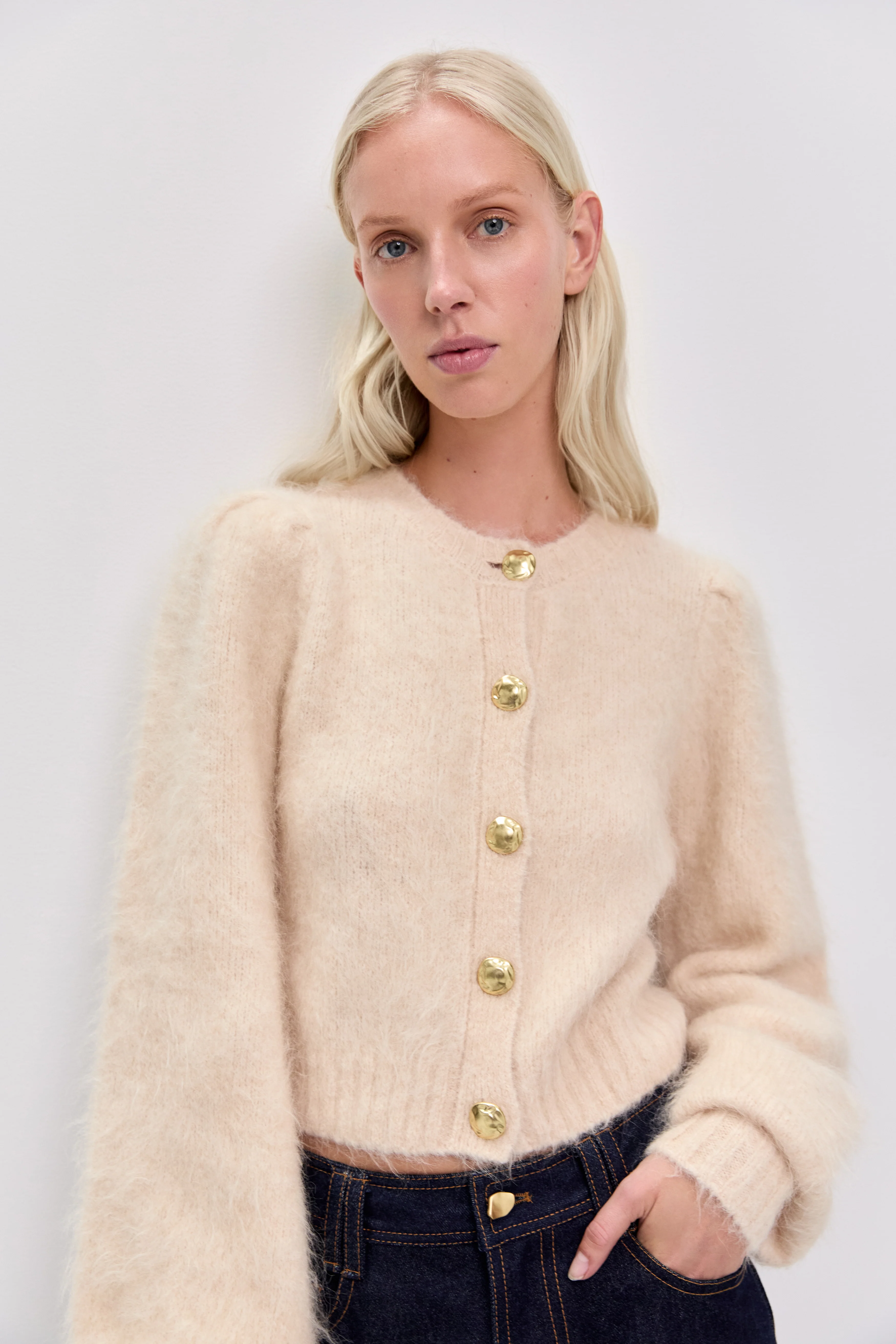 Renee Fluffy Cardigan - Image 3