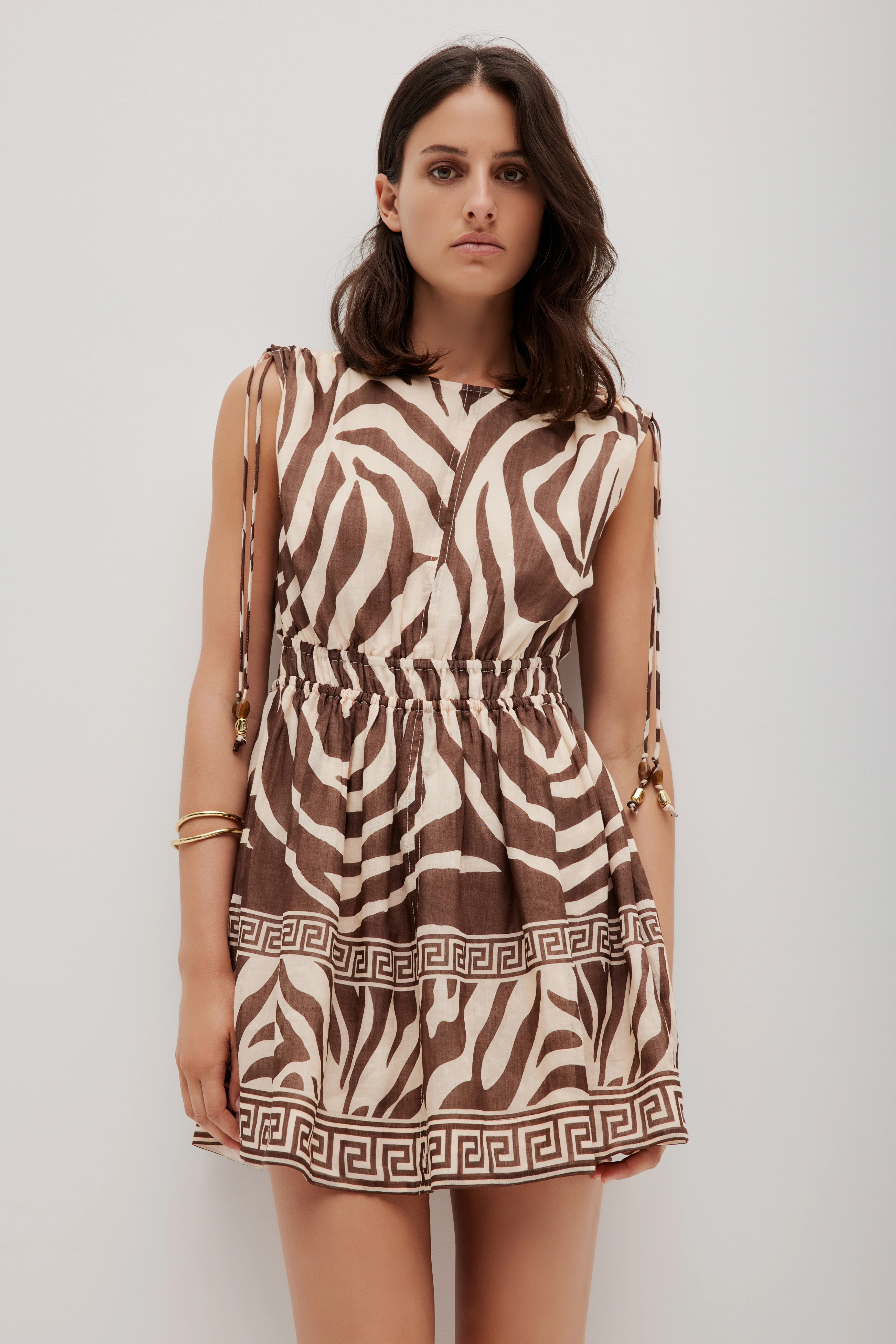 Renley Tie Mini Dress - Image 4