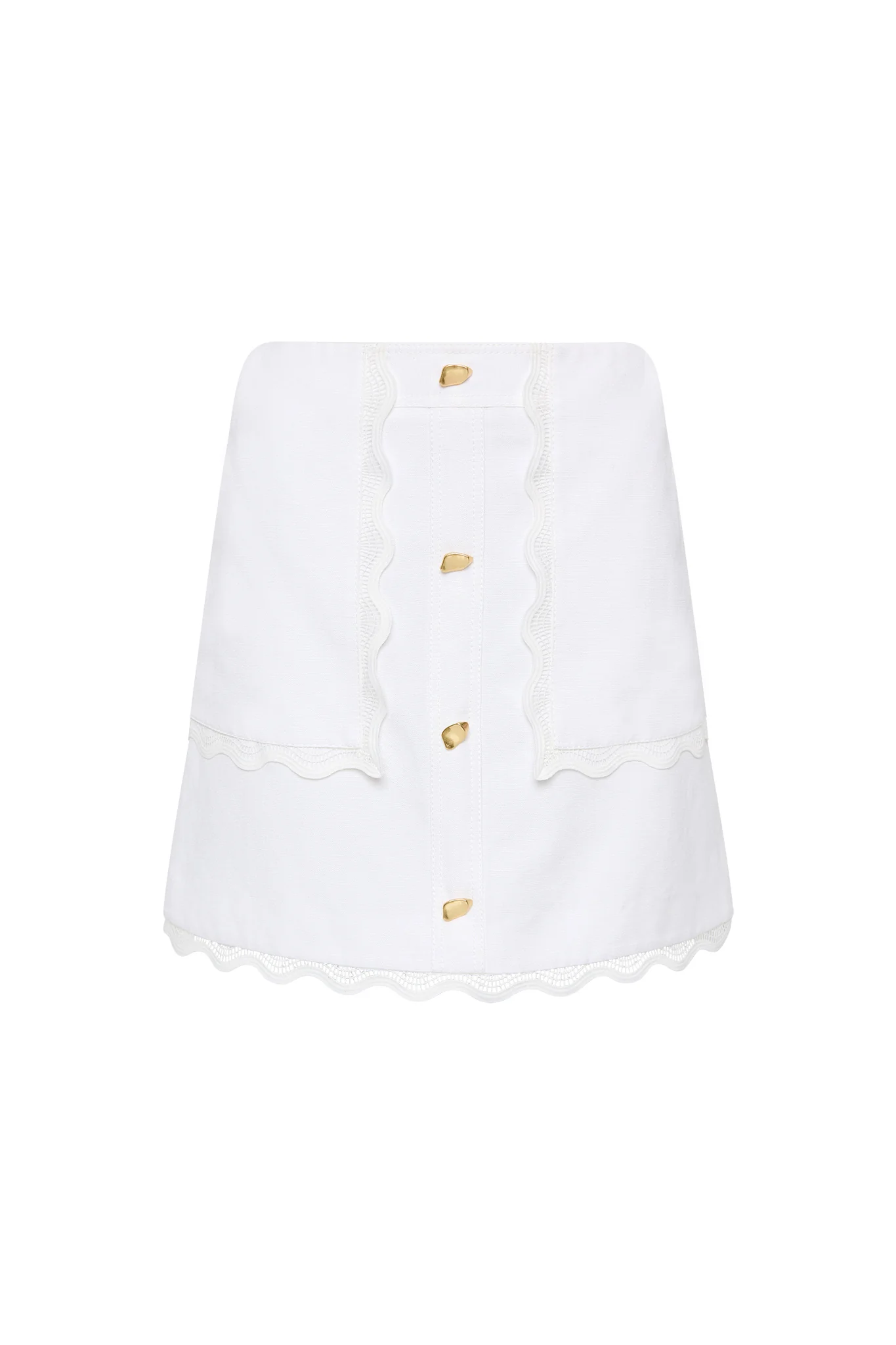 Reva Wave Trim Skirt - Image 2