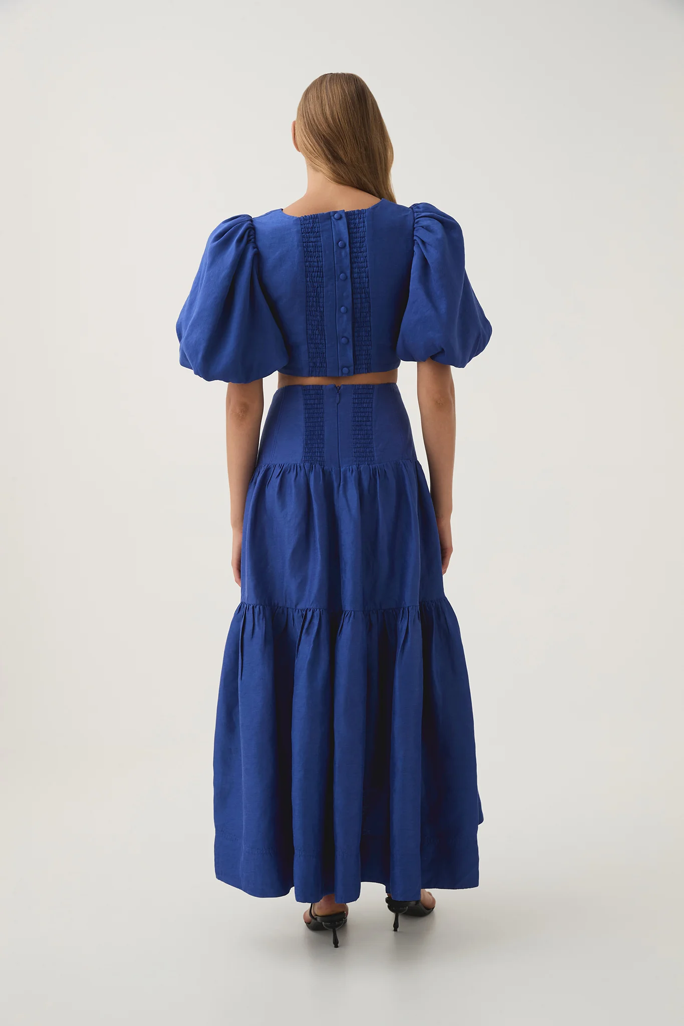 Reverb Gathered Midi Skirt - Image 6