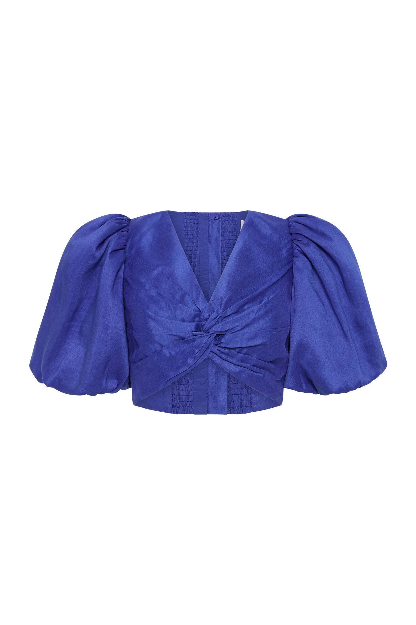 Reverb Puff Sleeve Cropped Top - Image 2
