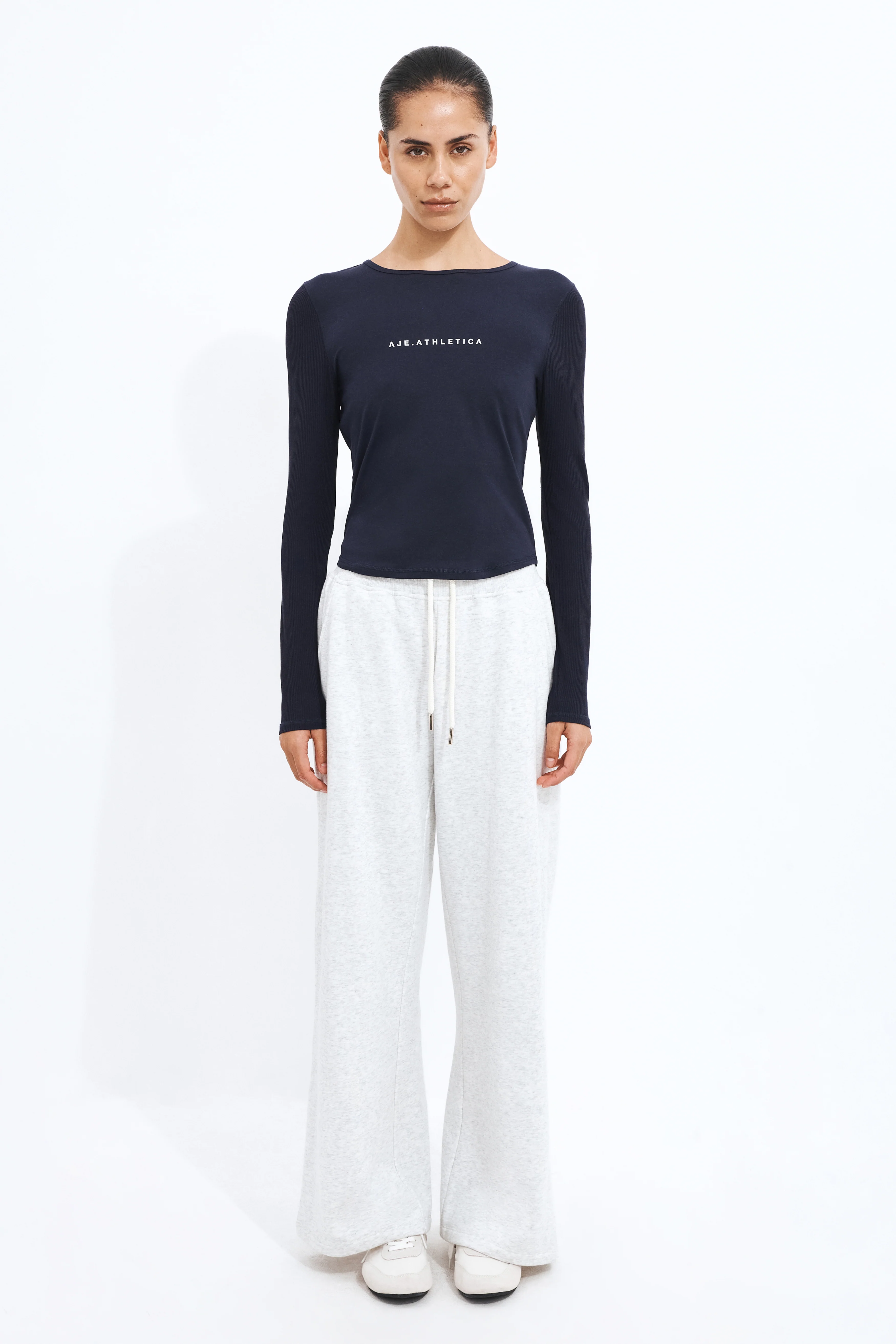 Rib Sleeve Longsleeve Top - Image 3