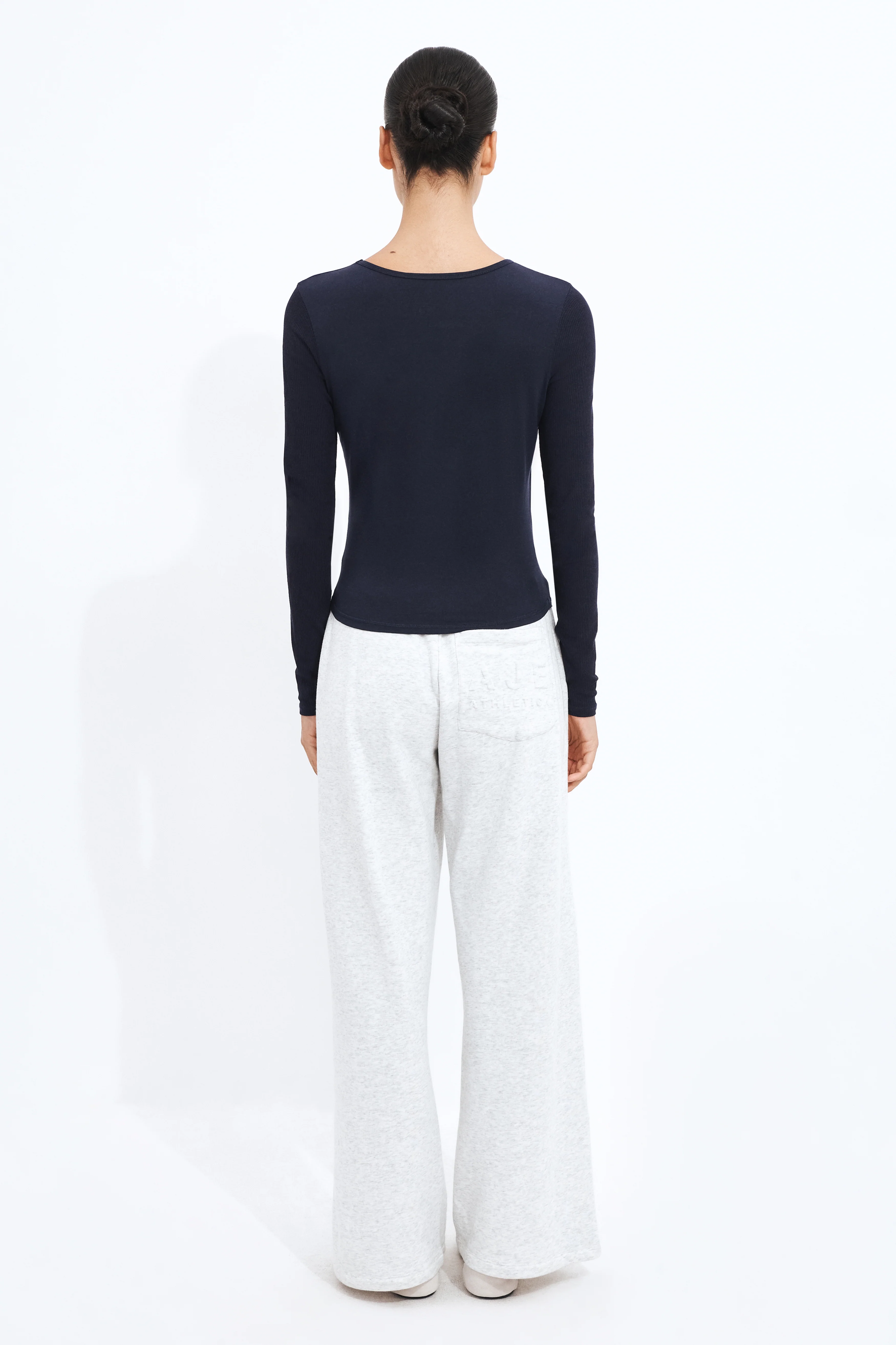 Rib Sleeve Longsleeve Top - Image 6