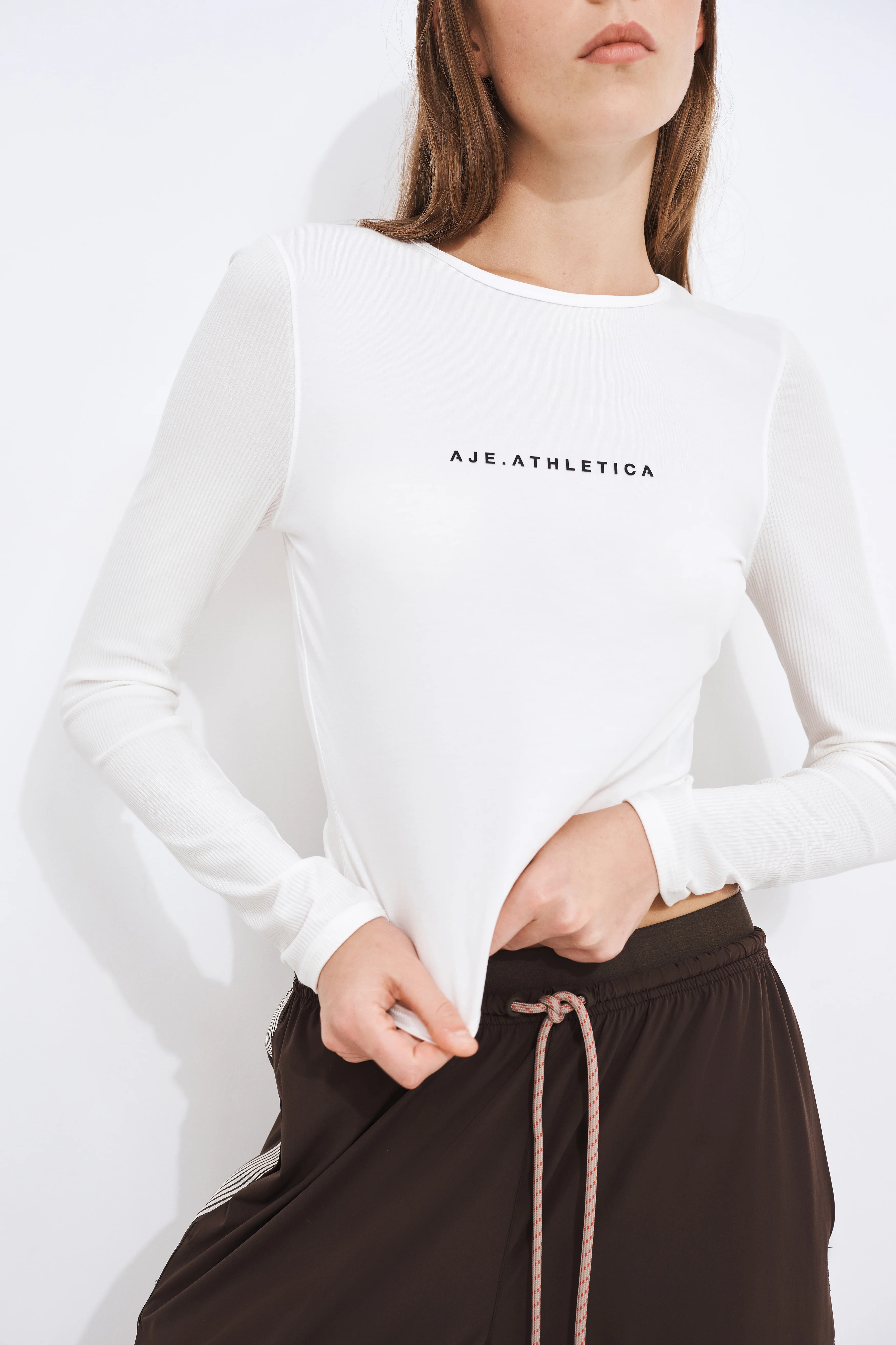 Rib Sleeve Longsleeve Top - Image 4