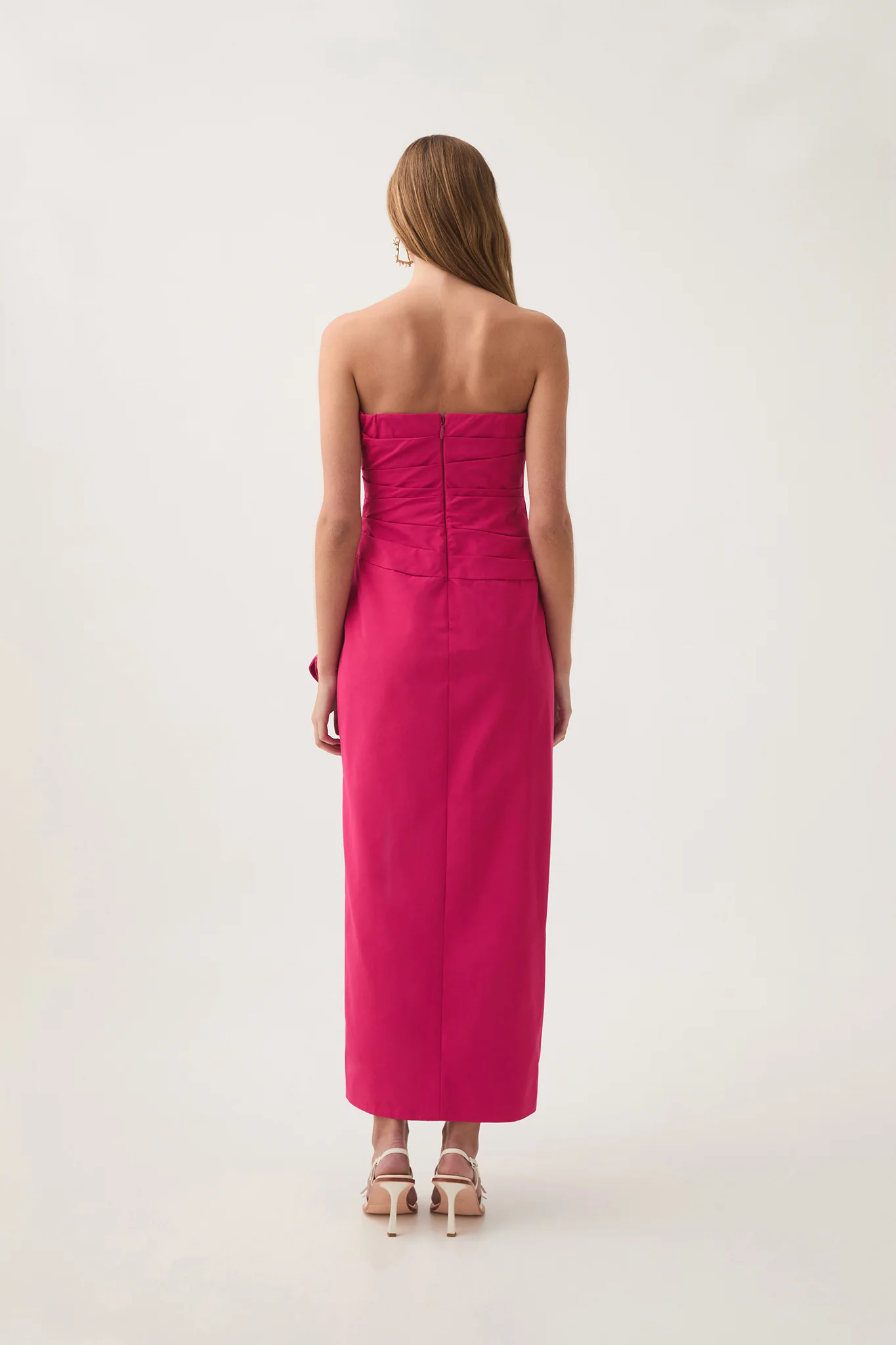 Roma Draped Midi Dress - Image 8