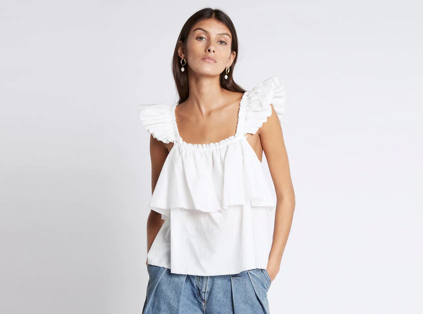 Romance Ruffle Shoulder Cami - Image 8