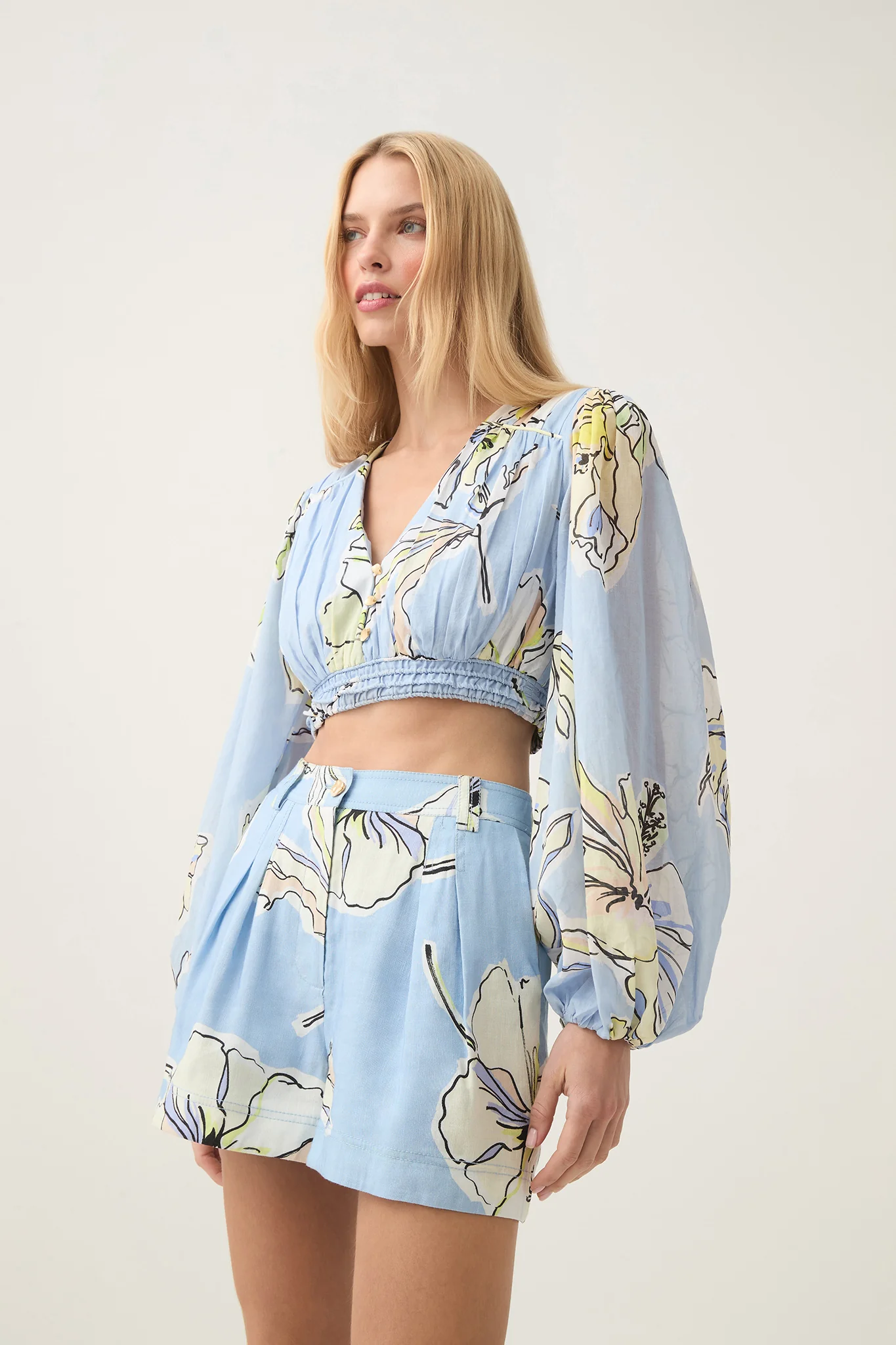 Romantica Voile Crop Top - Image 5