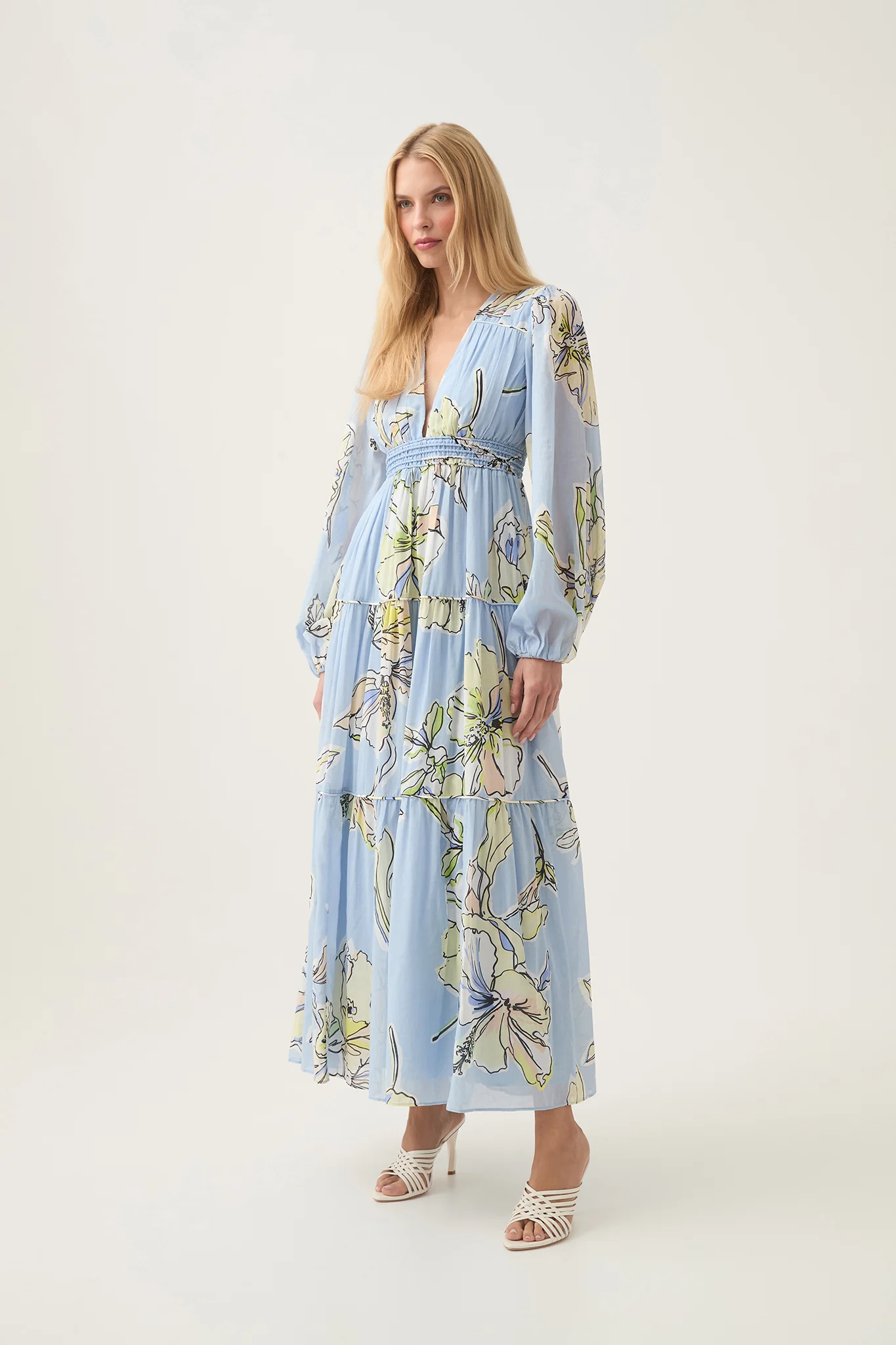 Romantica Voile Maxi Dress - Image 3