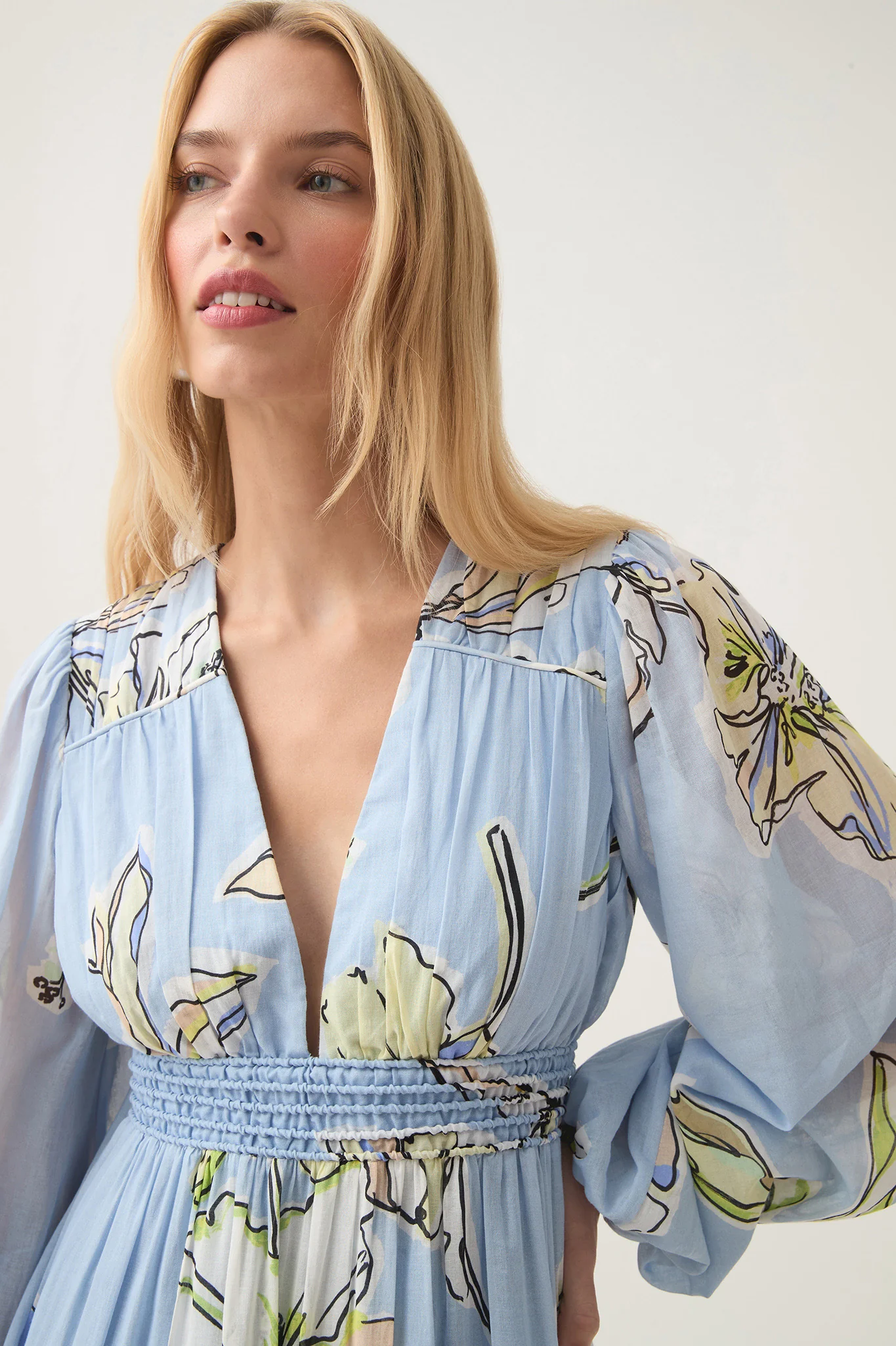 Romantica Voile Maxi Dress - Image 4