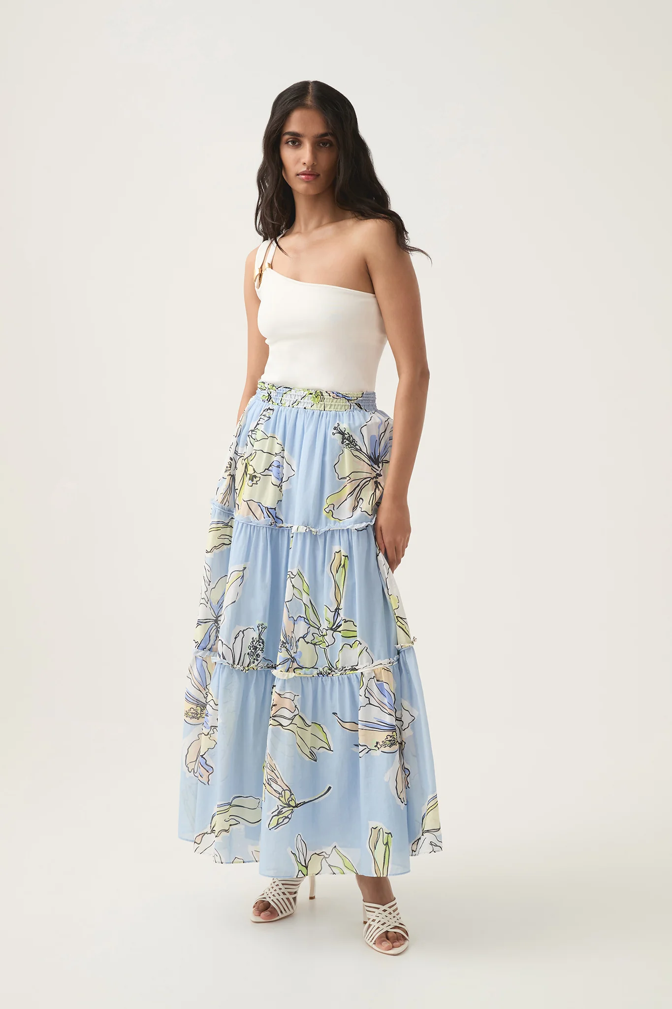 Romantica Voile Midi Skirt - Image 3