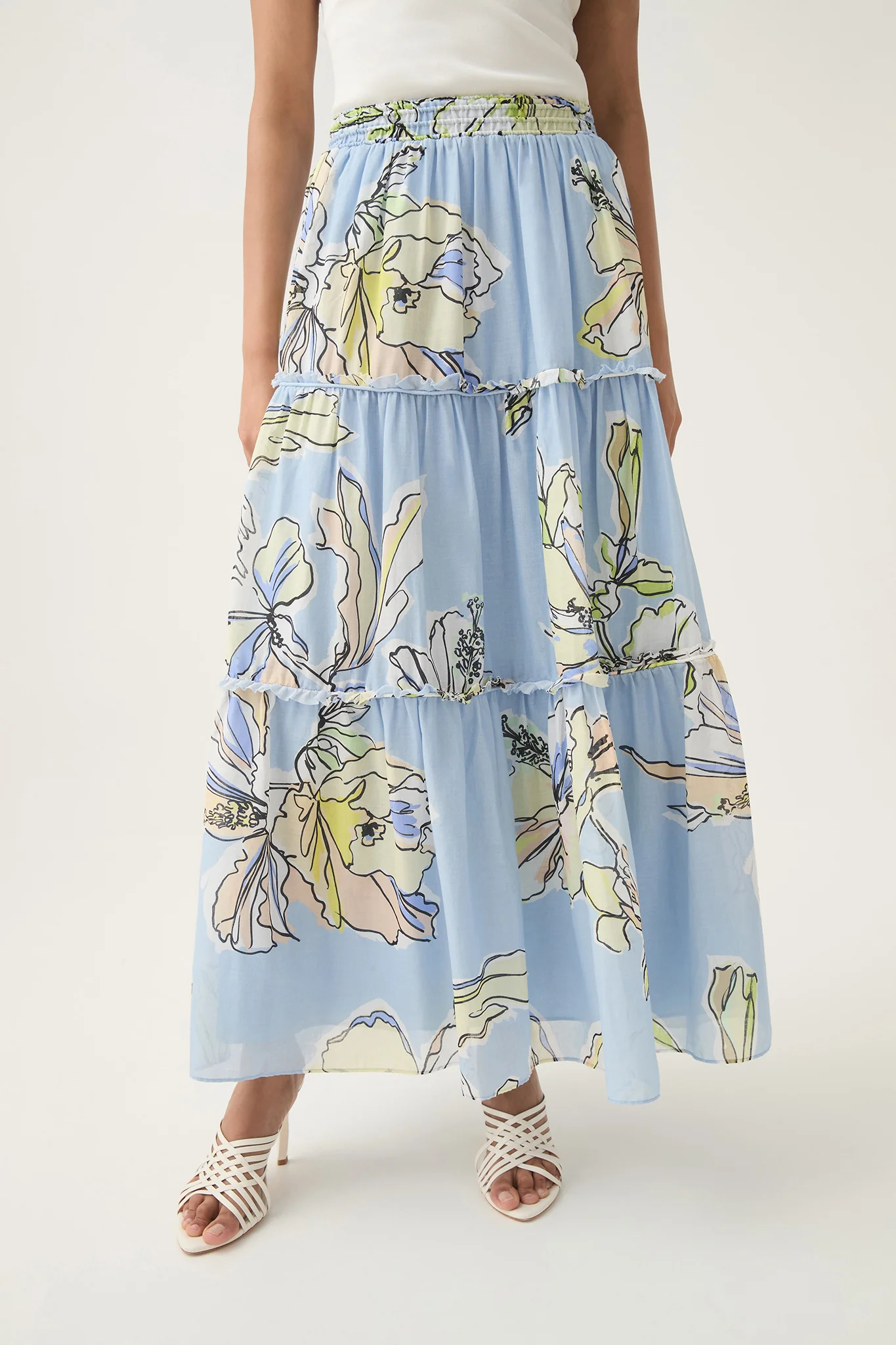 Romantica Voile Midi Skirt - Image 4