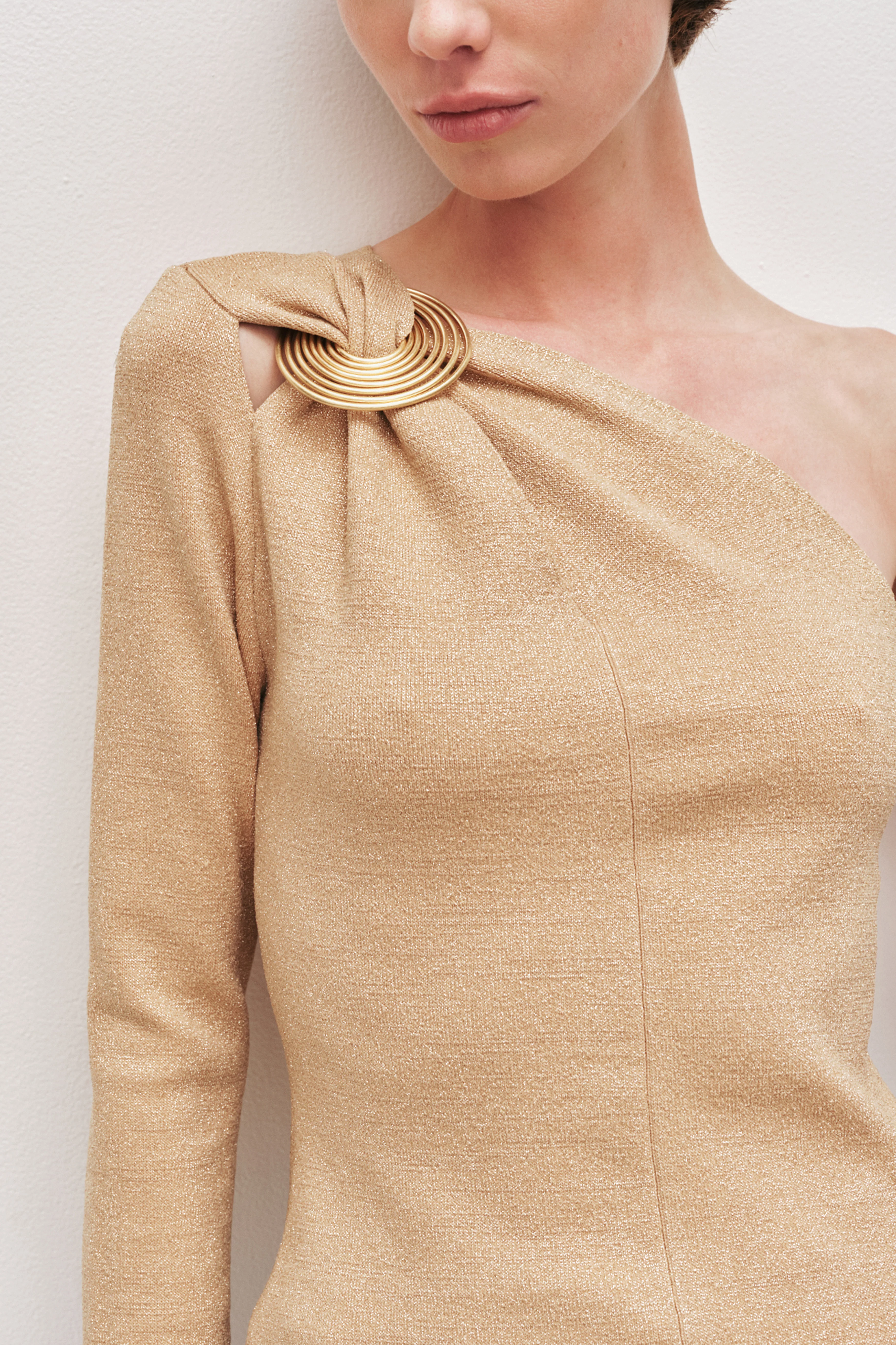Rosabel Asymmetric Knit Top - Image 4