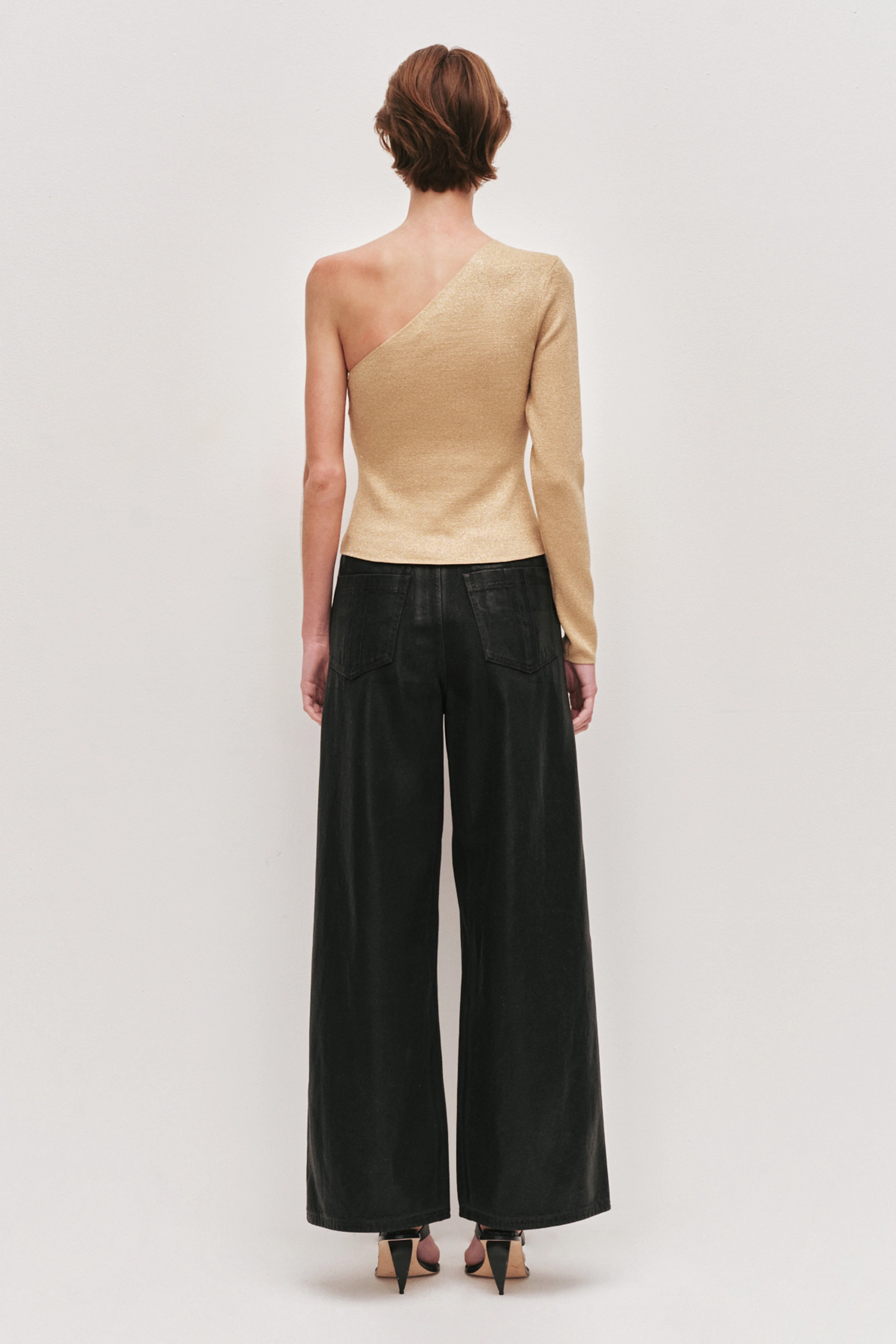 Rosabel Asymmetric Knit Top - Image 5