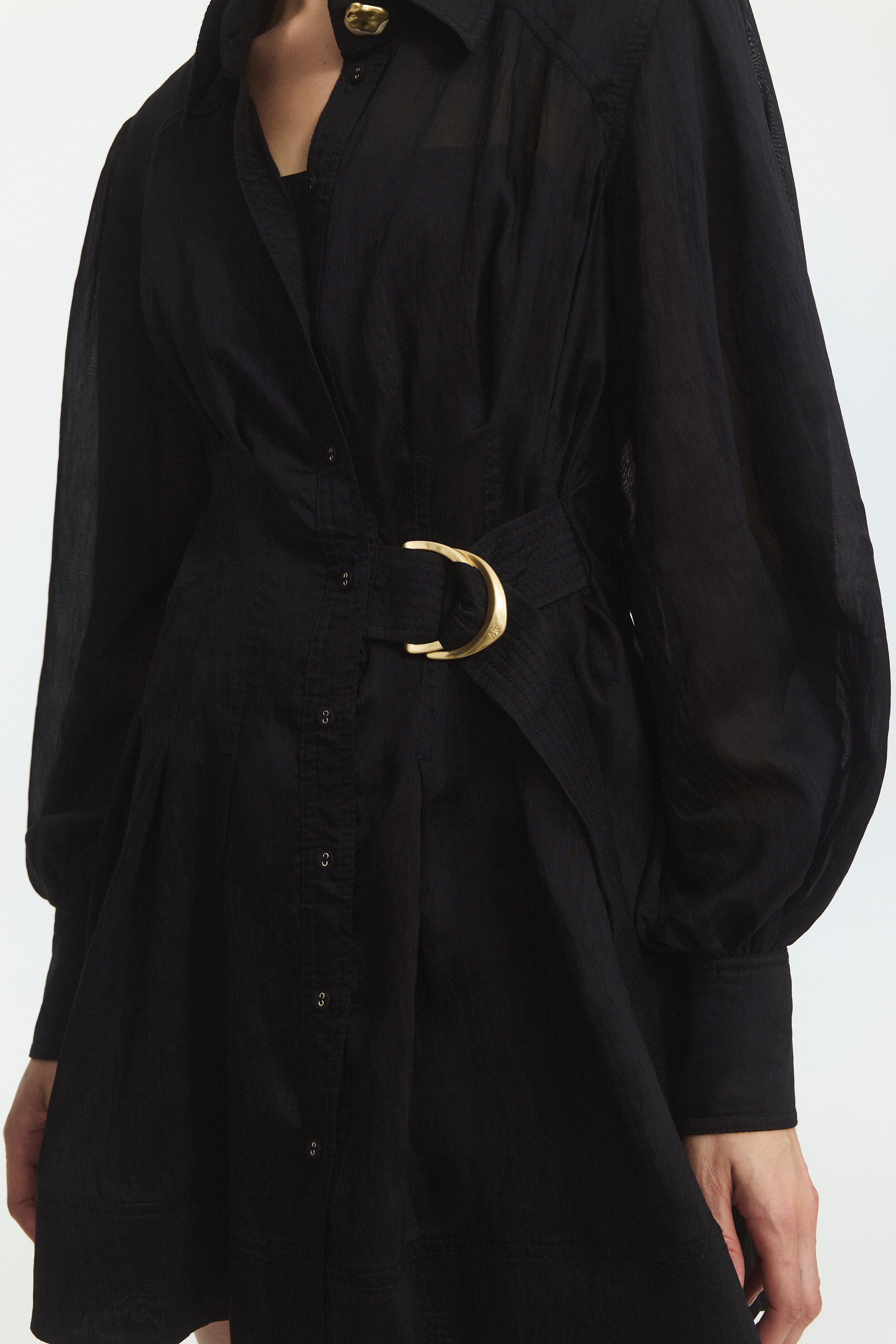 Rosanna Mini Shirt Dress - Image 4