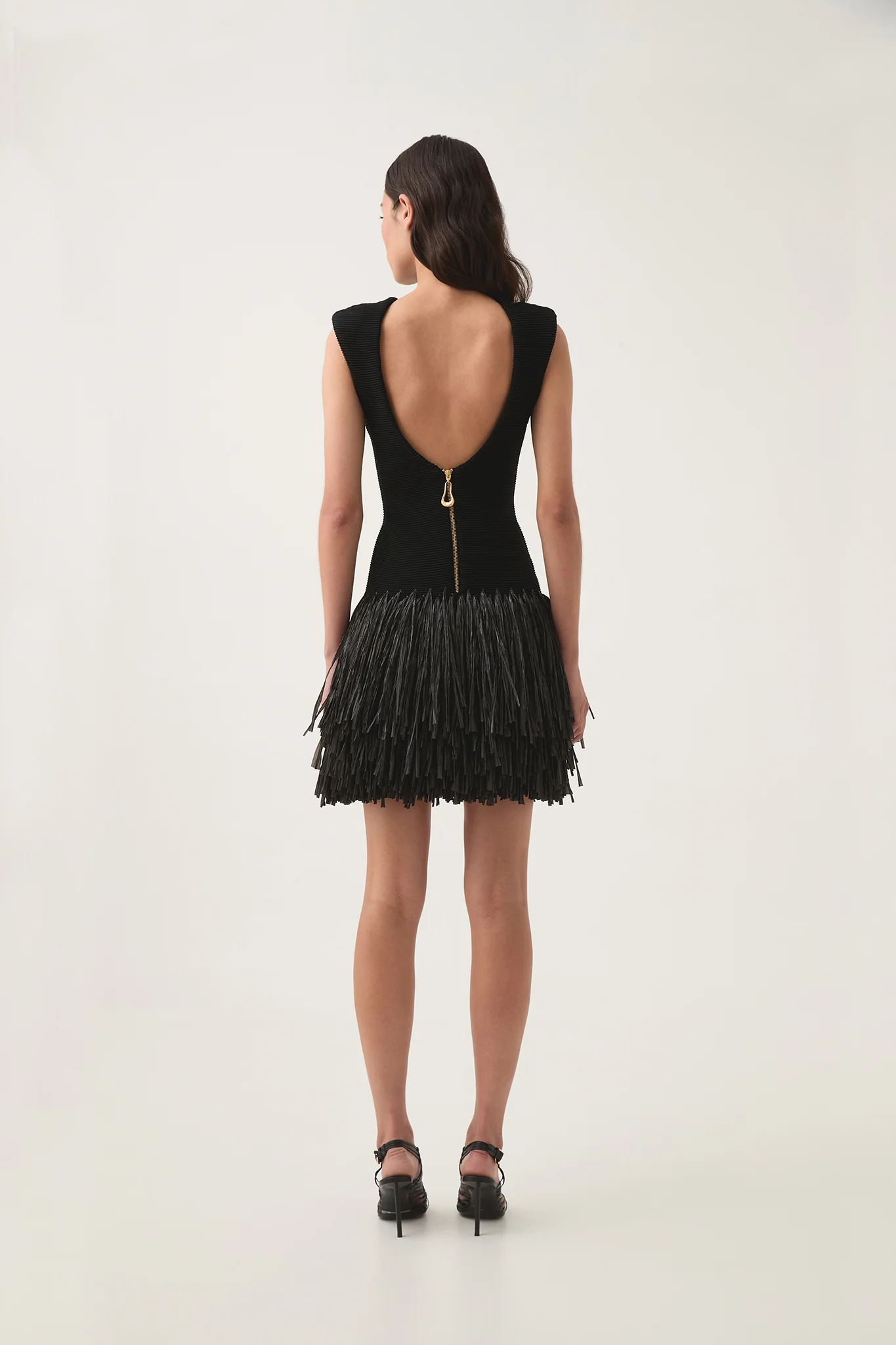Rushes Raffia Knit Mini Dress - Image 6