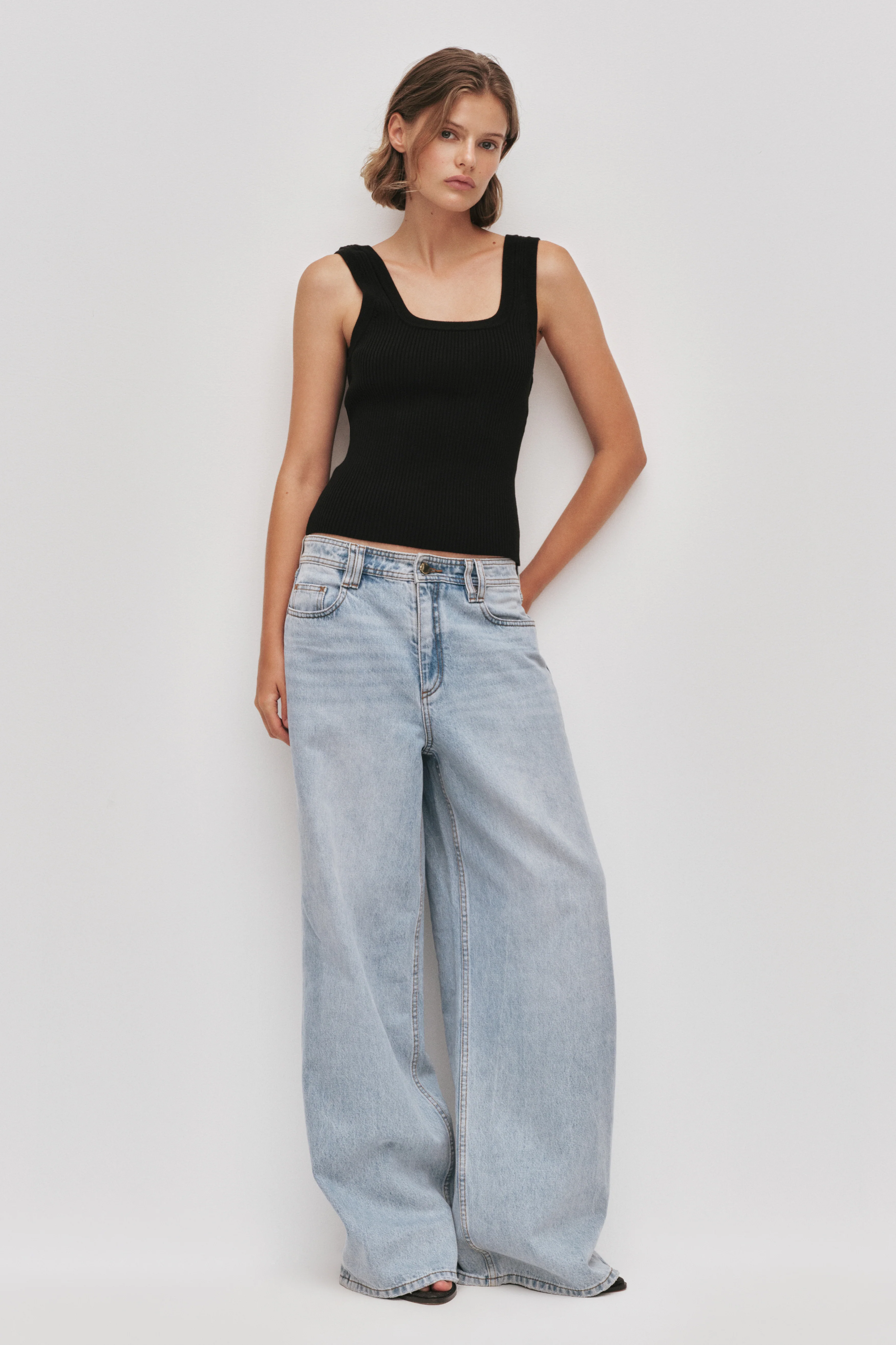 Rylan Extra Wide Leg Jean - Image 4