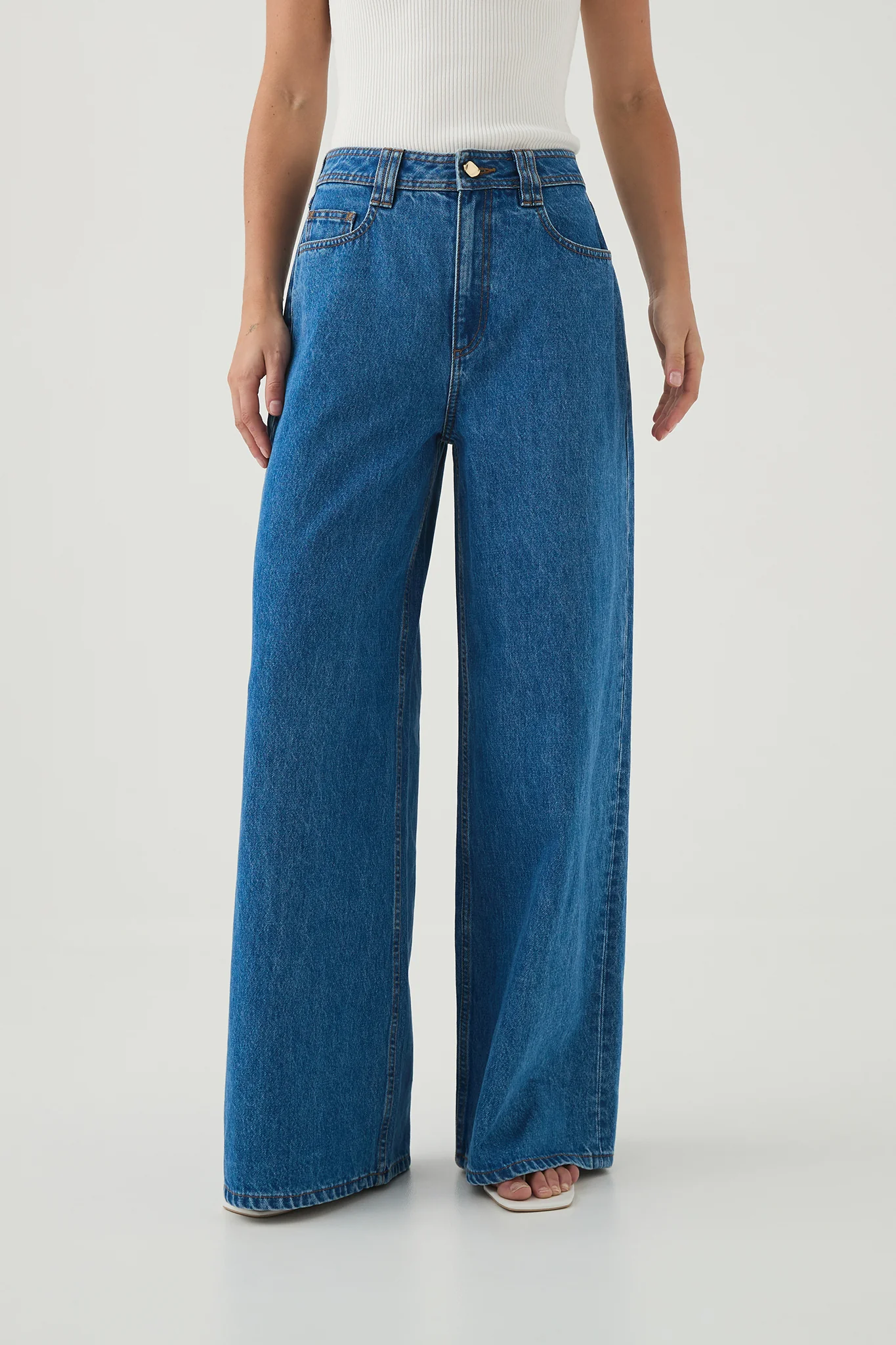 Rylan Extra Wide Leg Jean - Image 5