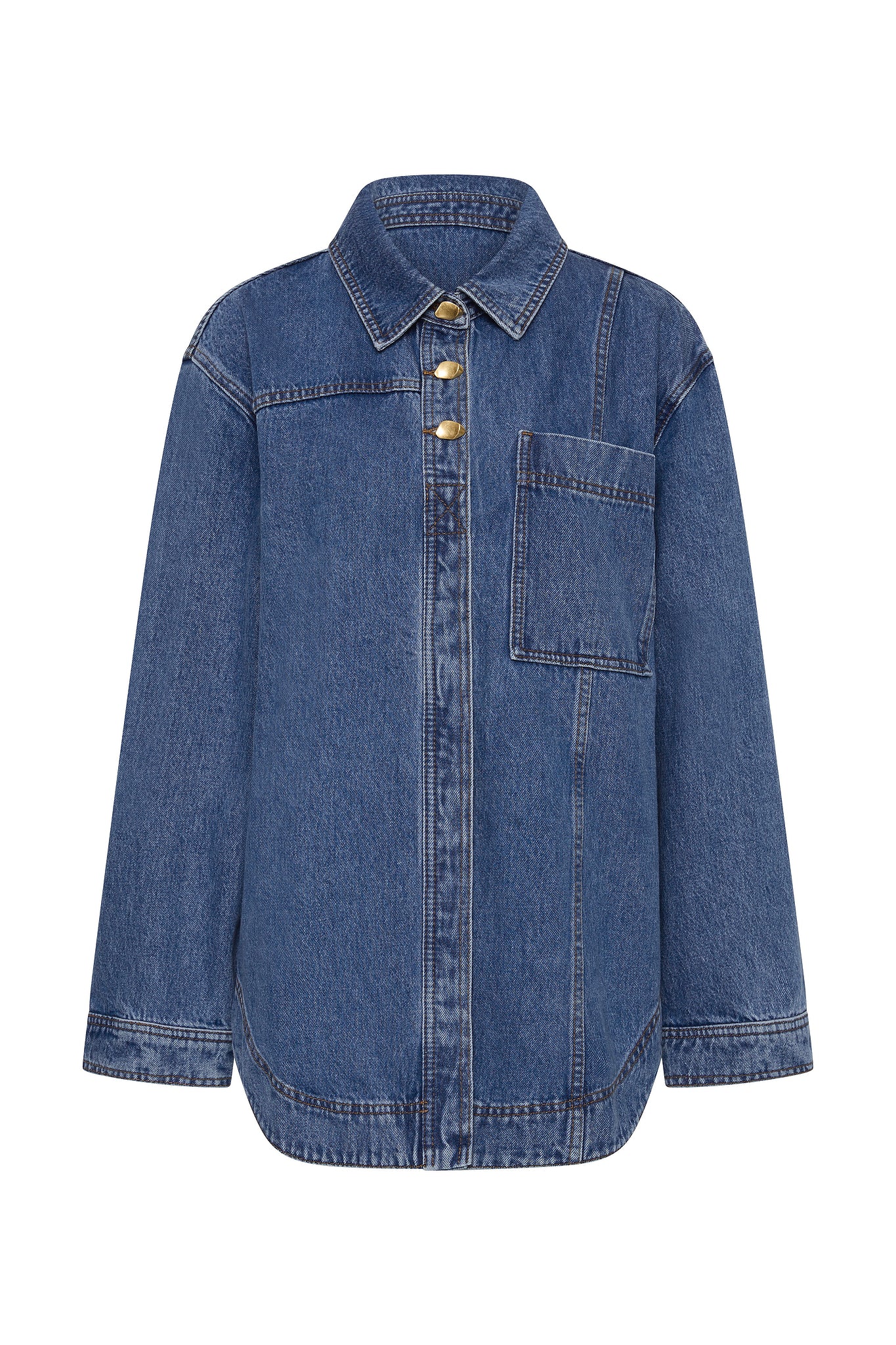 Rylan Ls Denim Shirt - Image 2
