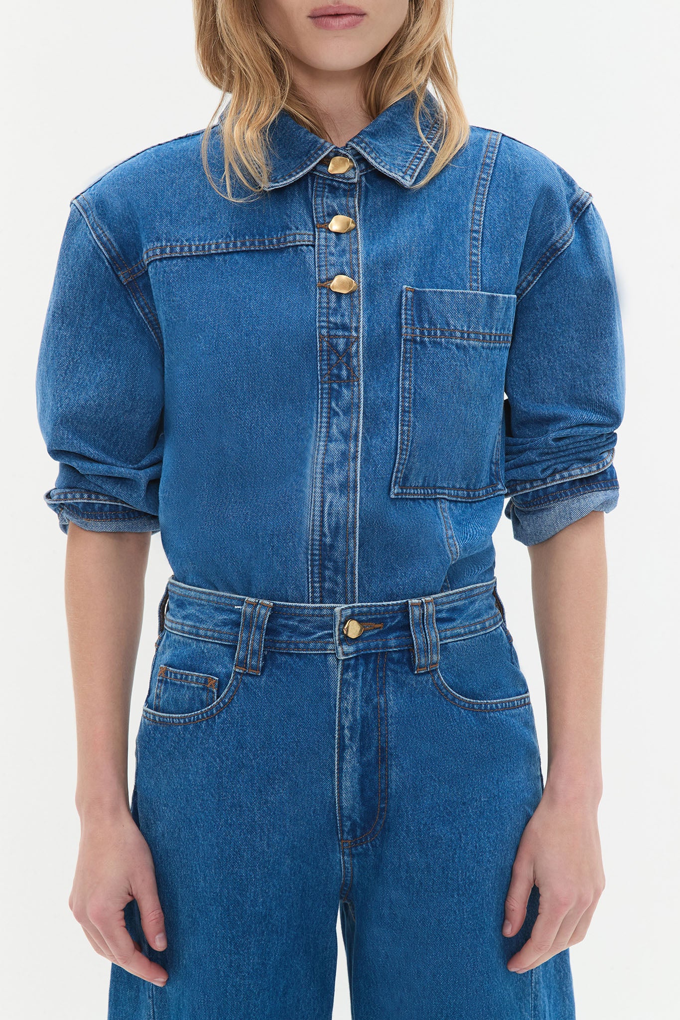 Rylan Ls Denim Shirt - Image 4