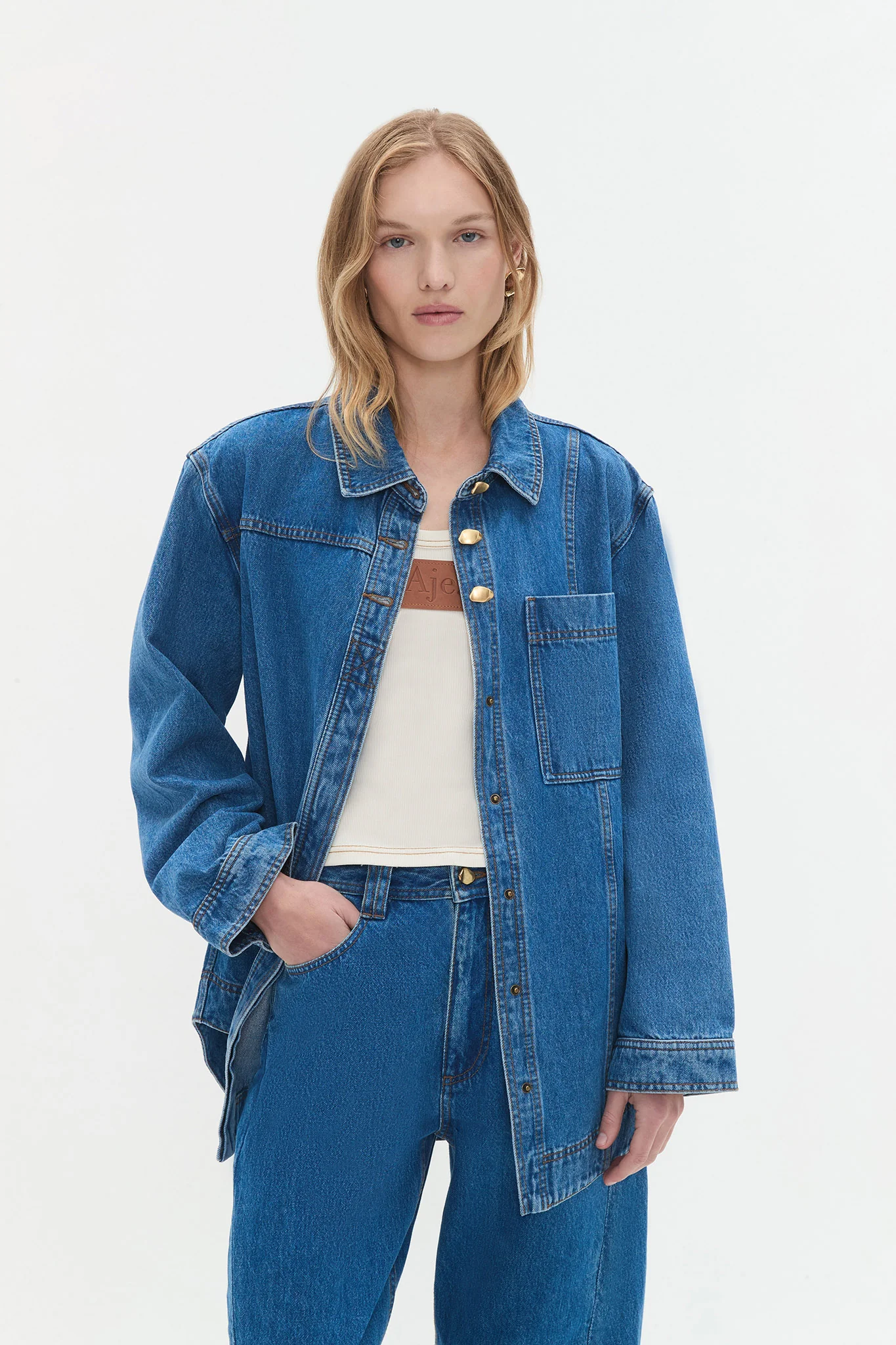 Rylan Ls Denim Shirt - Image 5