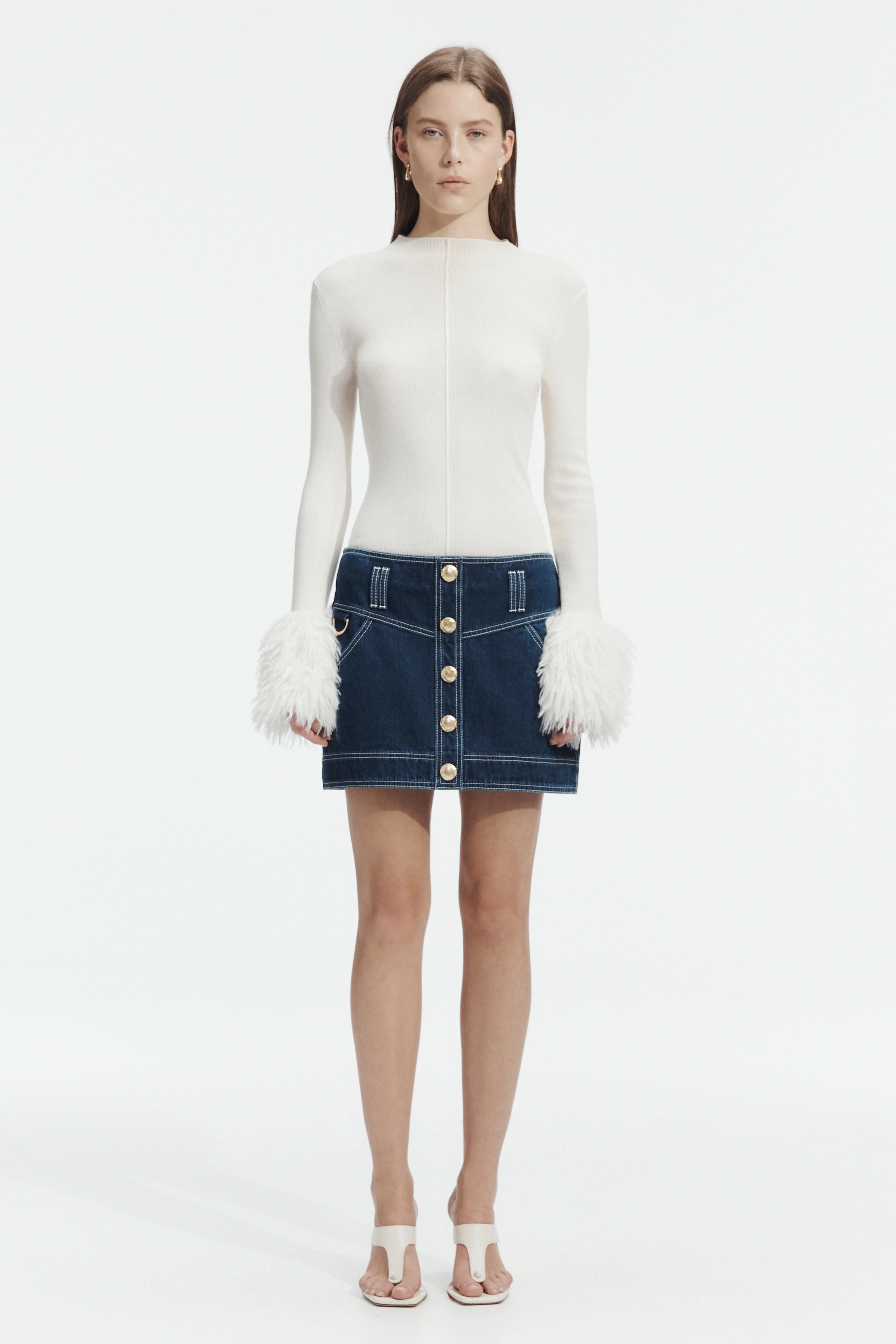 Rylee Denim Mini Skirt