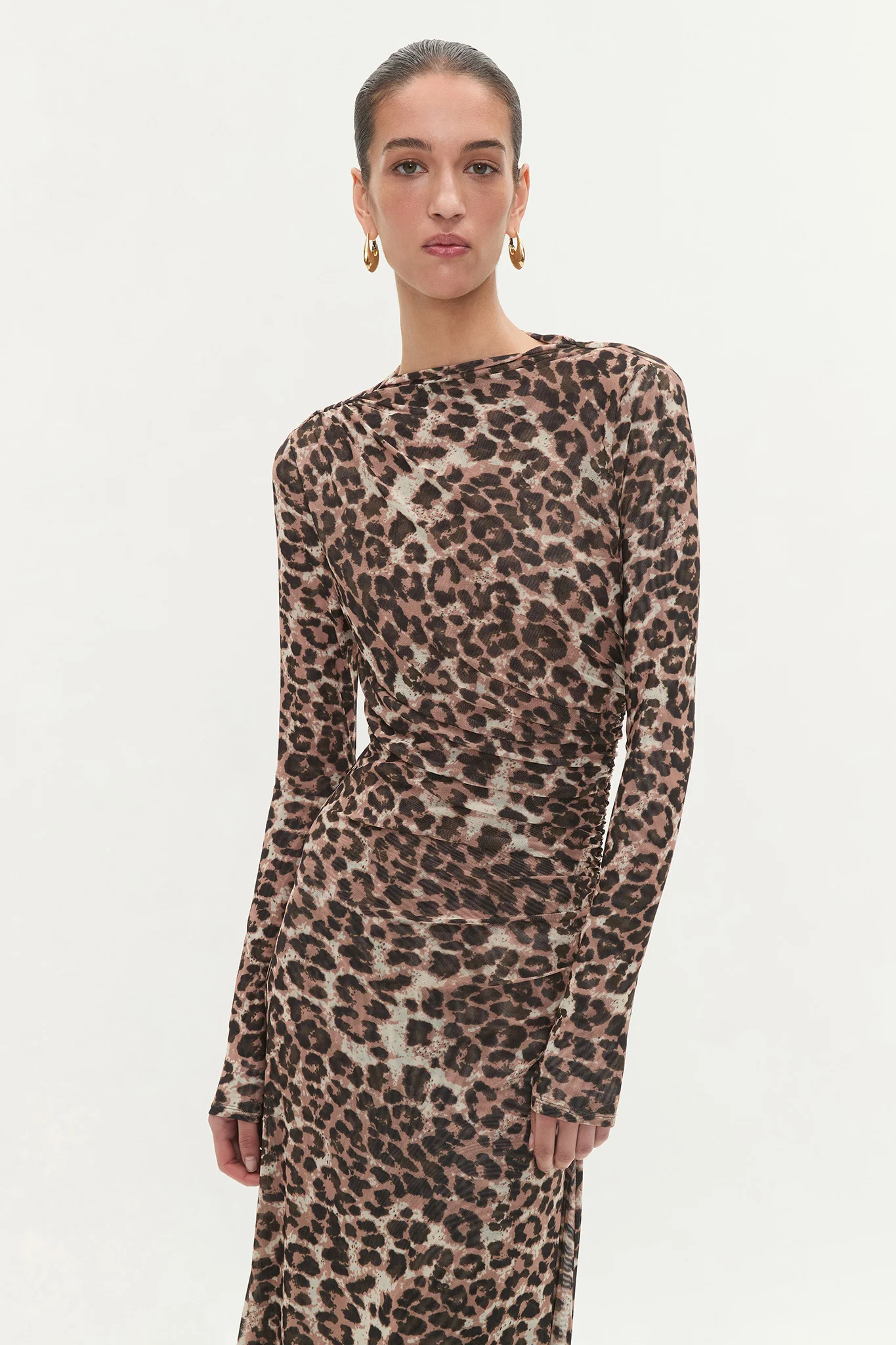 Saturn Mesh Maxi Dress - Image 3