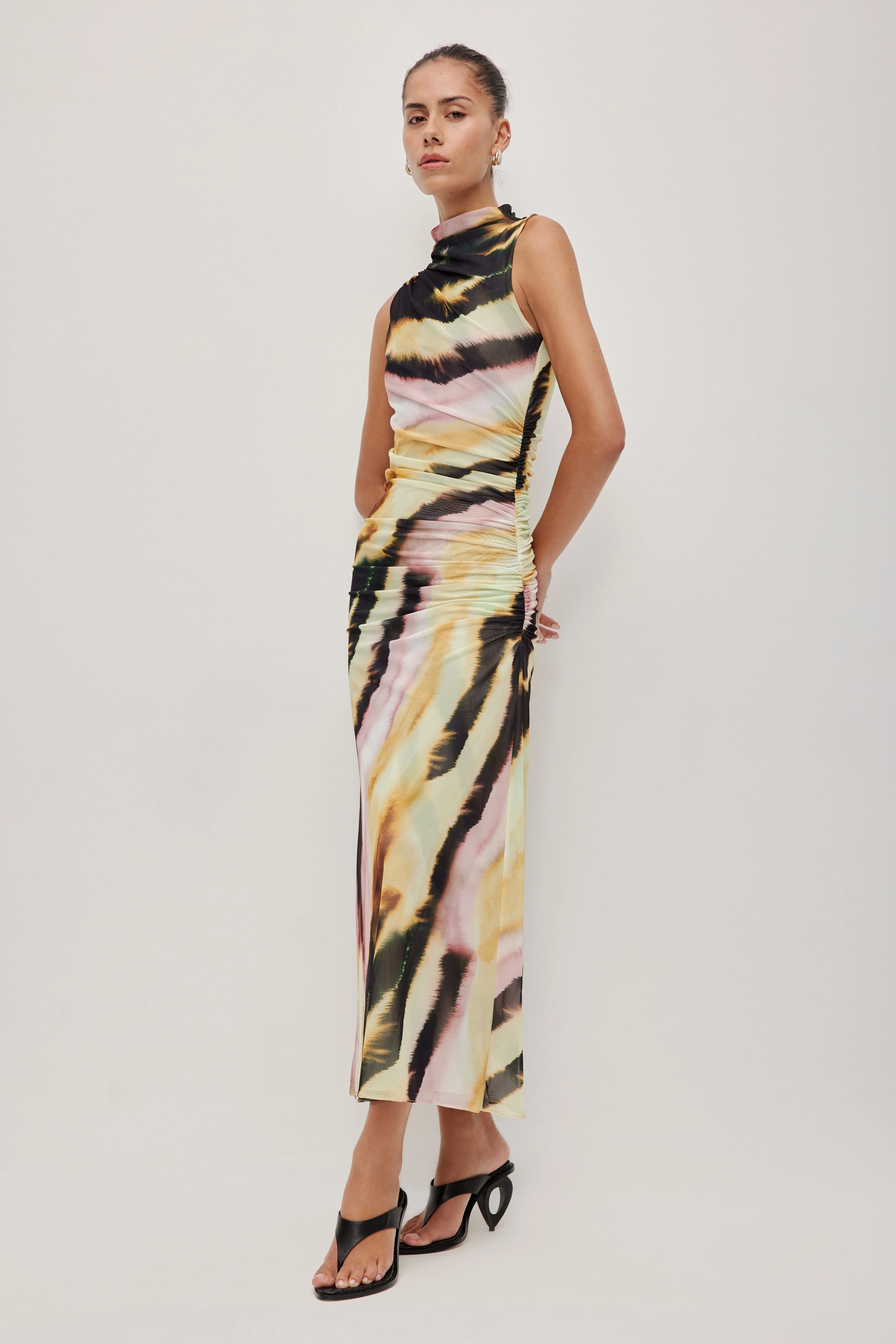 Saturn Mesh Maxi Dress - Image 8
