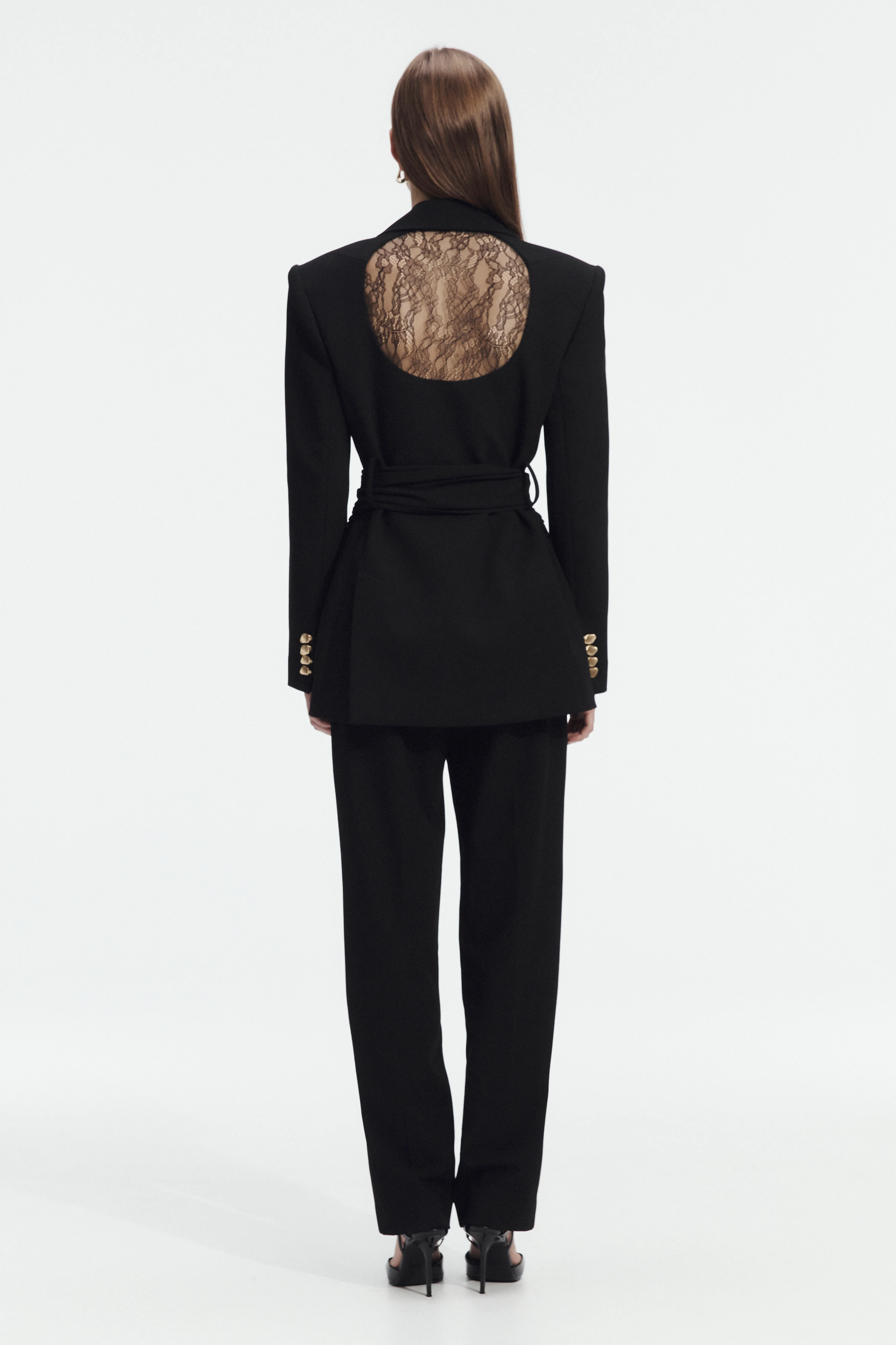Simone Lace Back Blazer - Image 6