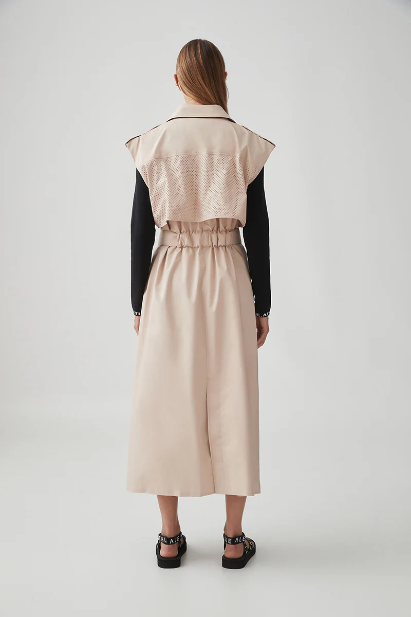 Sleeveless Belted Trench 703 - Image 12