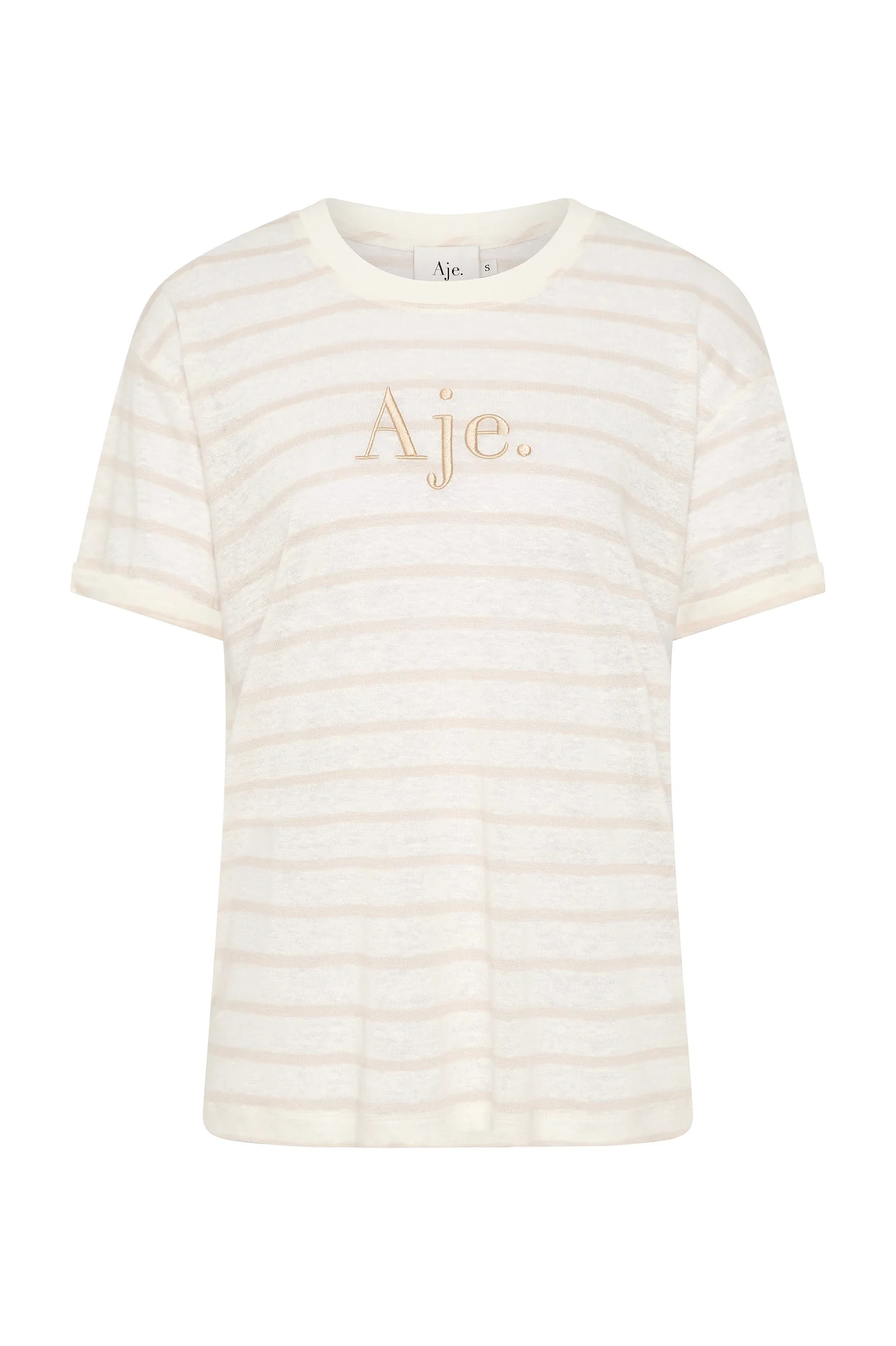 Softly Stripe Logo Tee - Image 2
