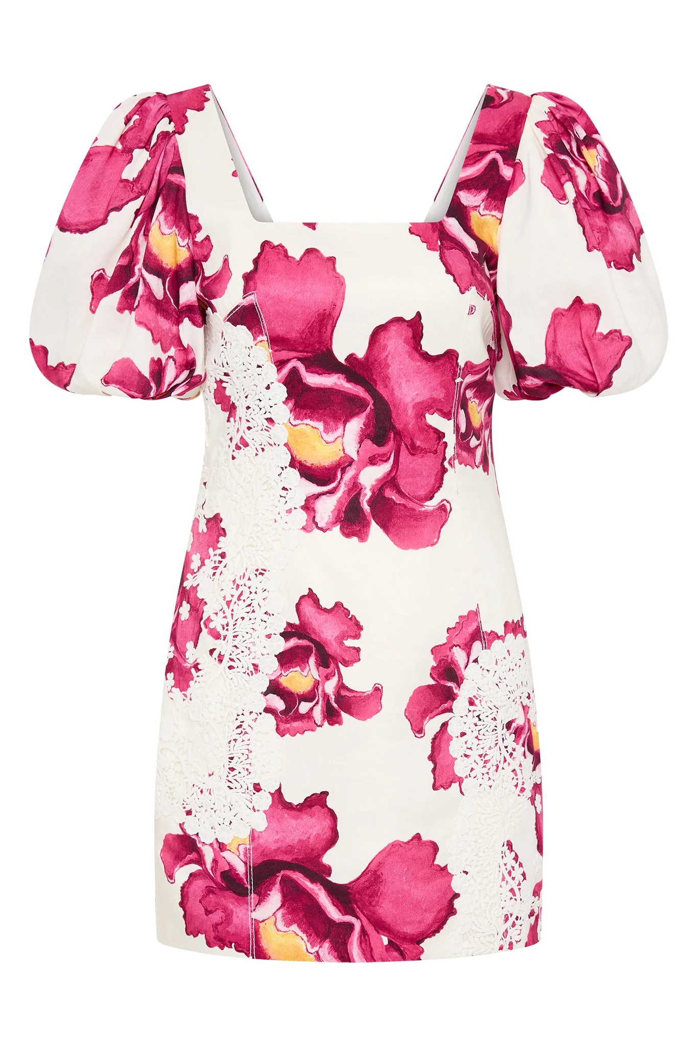 Solace Lace Trim Mini Dress - Image 2