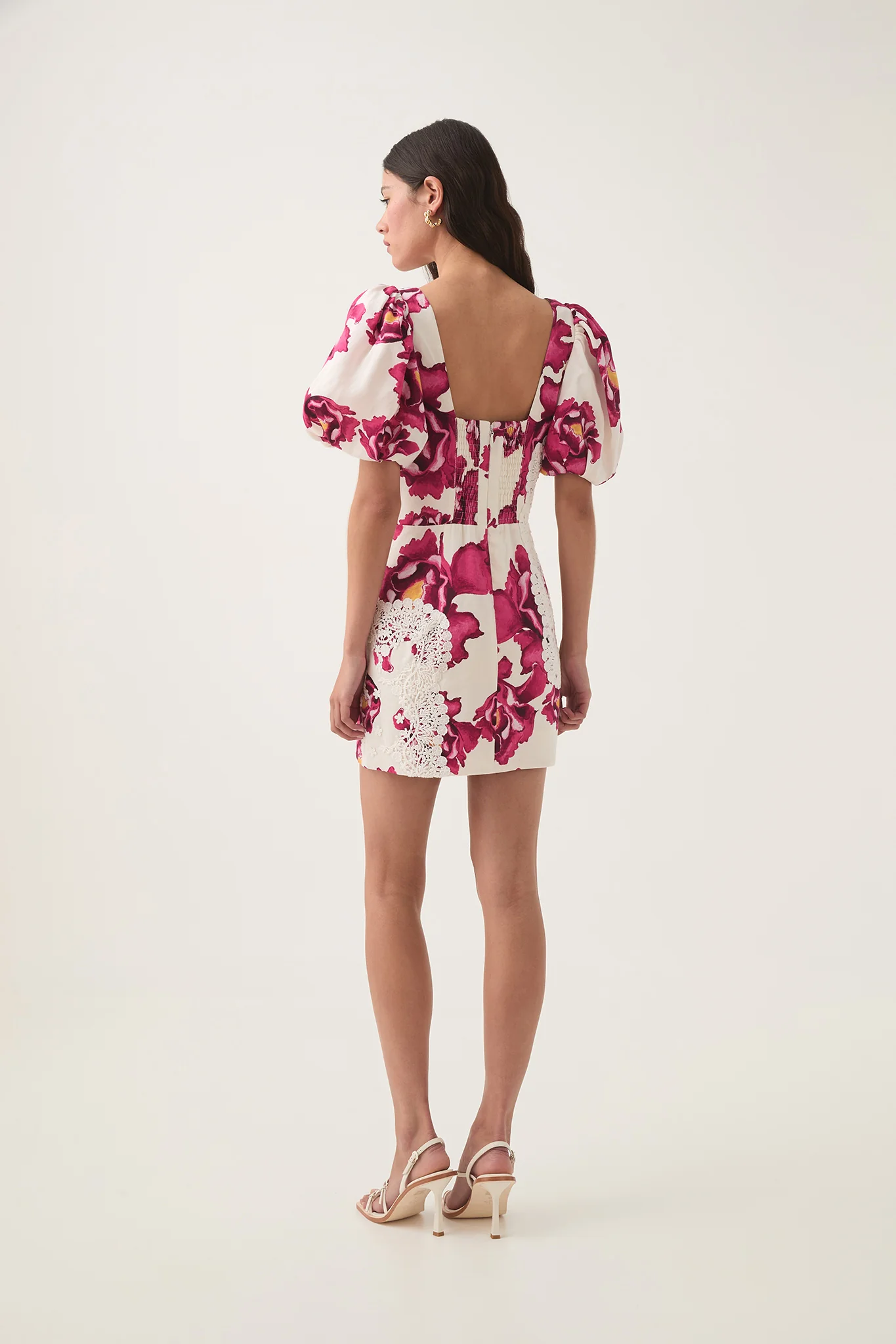 Solace Lace Trim Mini Dress - Image 6