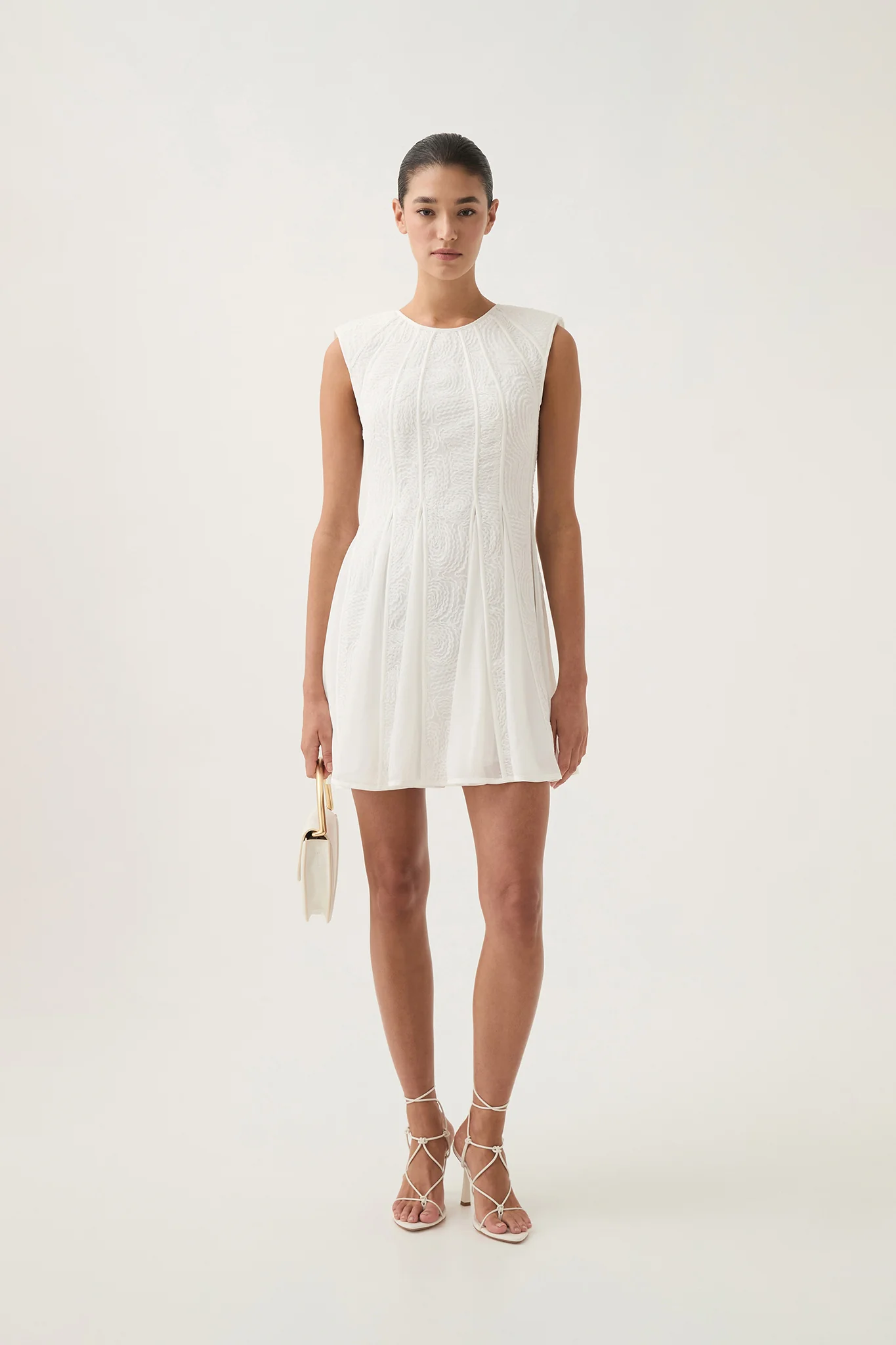 Soleil Lace Mini Dress - Image 3