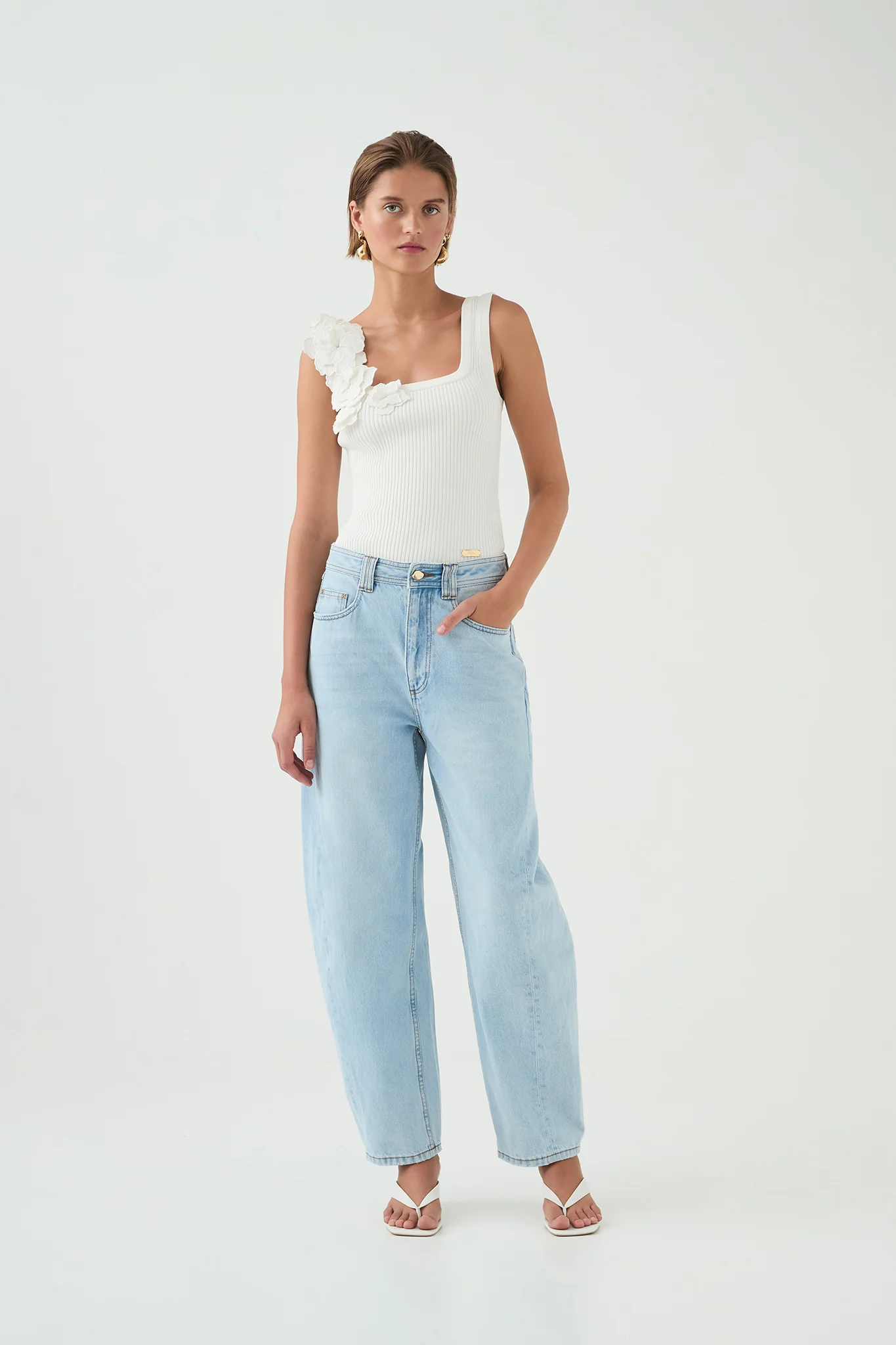Splendour Flower Knit Tank - Image 3