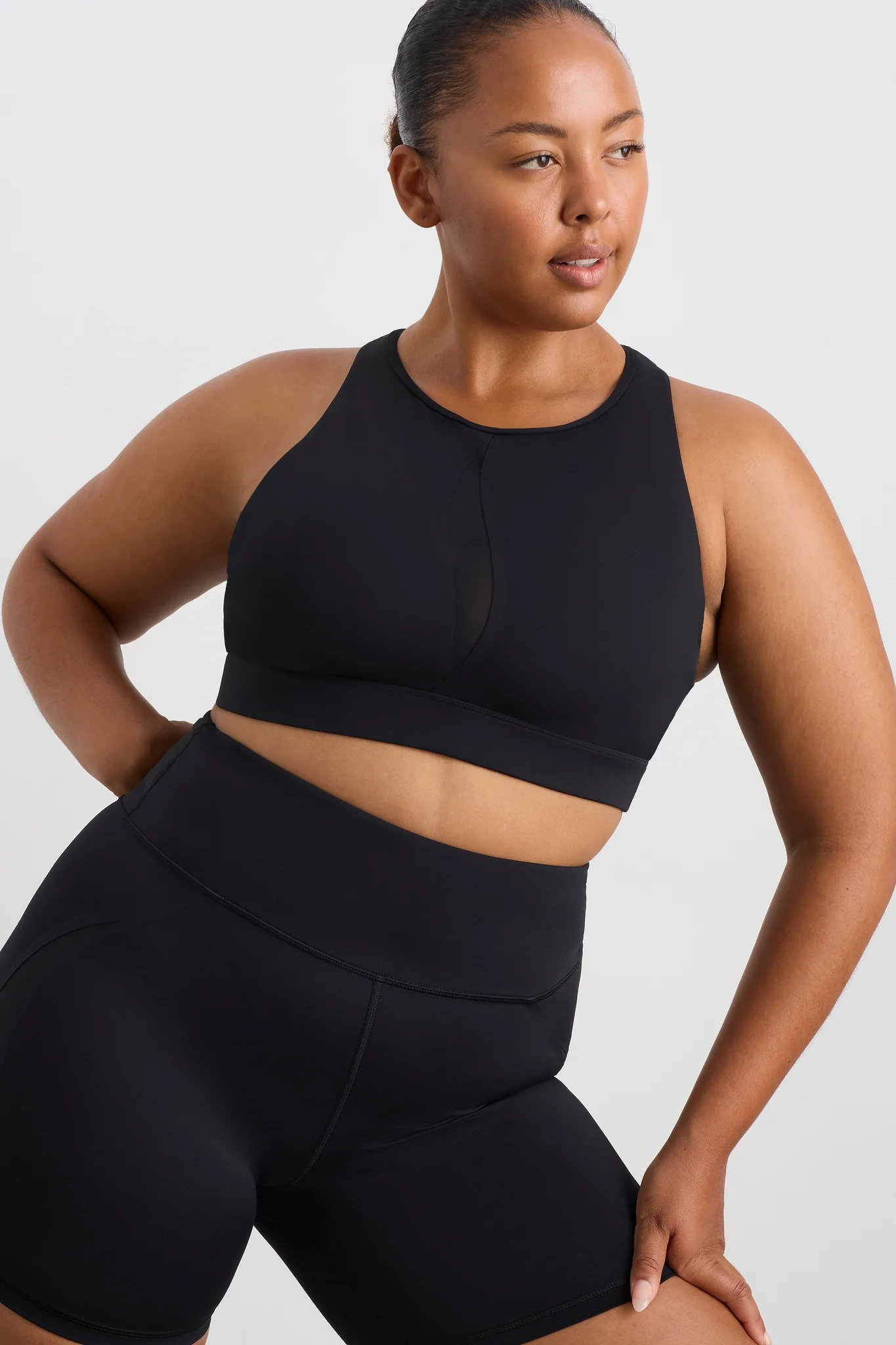 Spliced Mesh Sports Bra 370 - Image 15