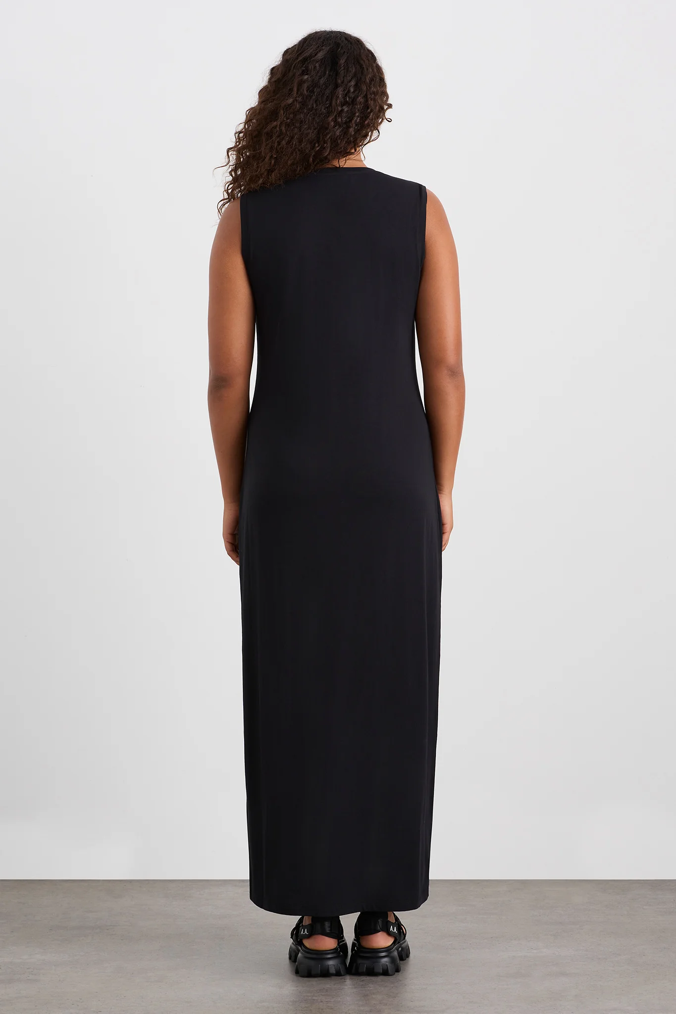 Split Hem Jersey Dress 816 - Image 9