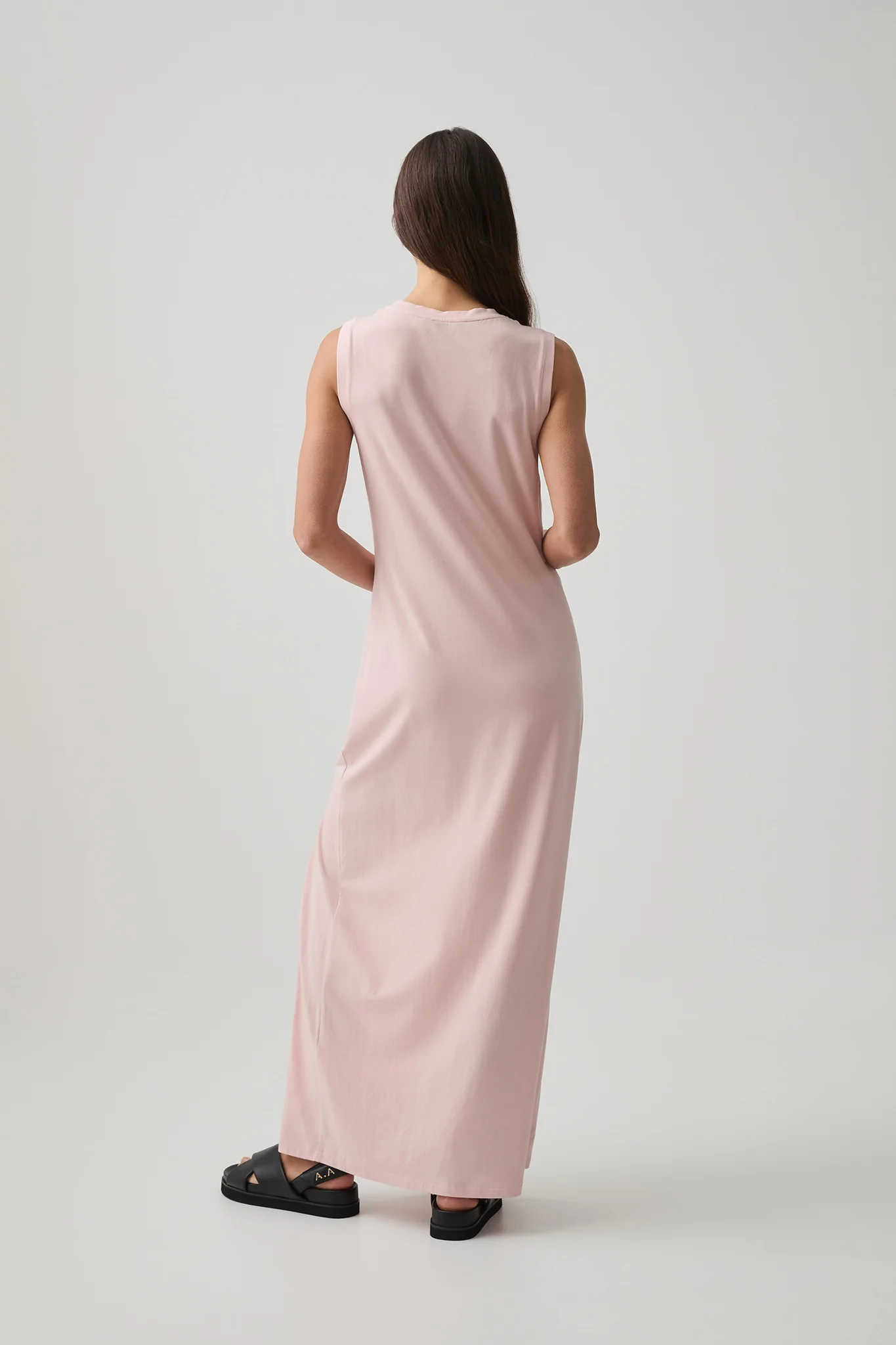 Split Hem Jersey Dress 816 - Image 5