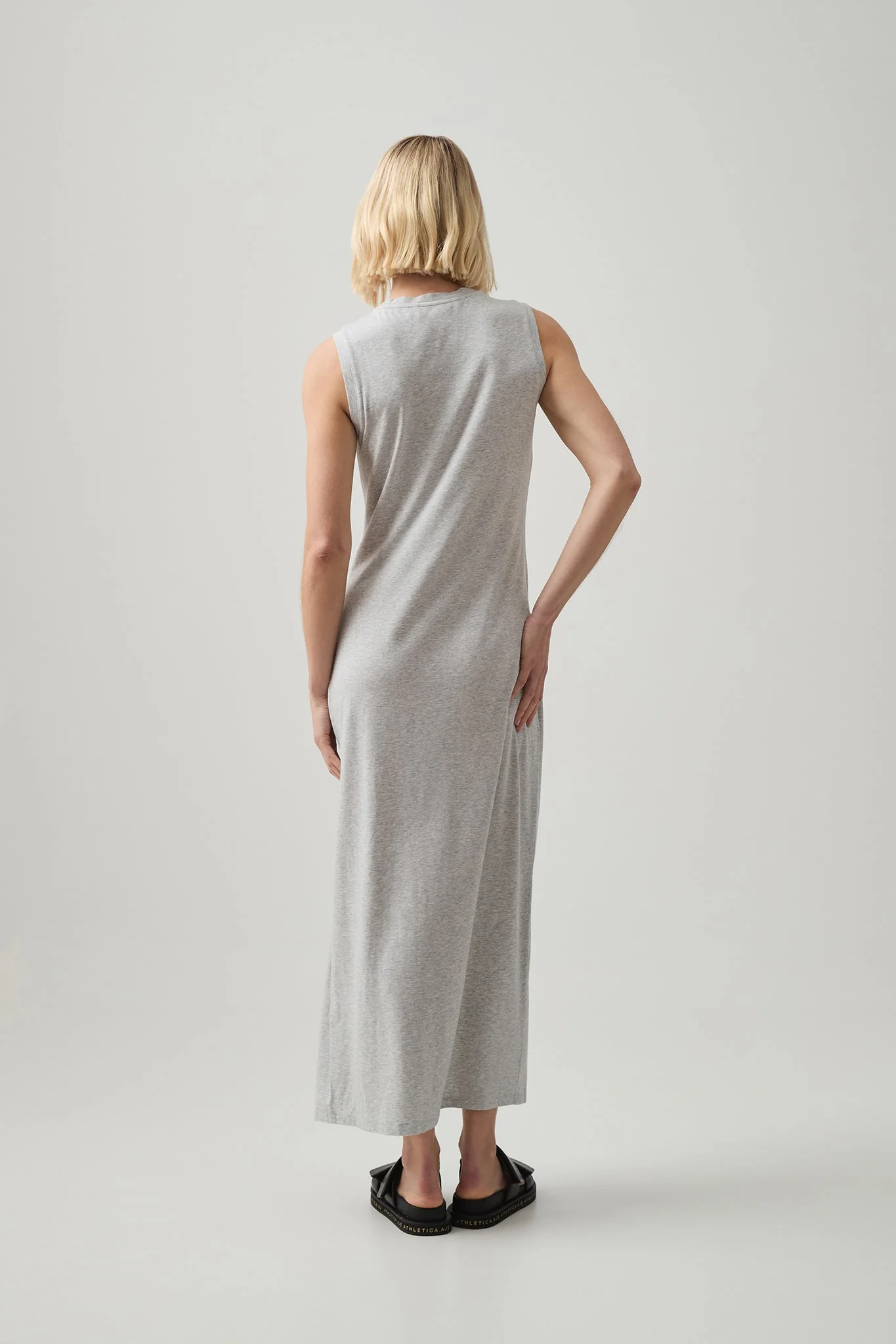Split Hem Jersey Dress 816 - Image 6