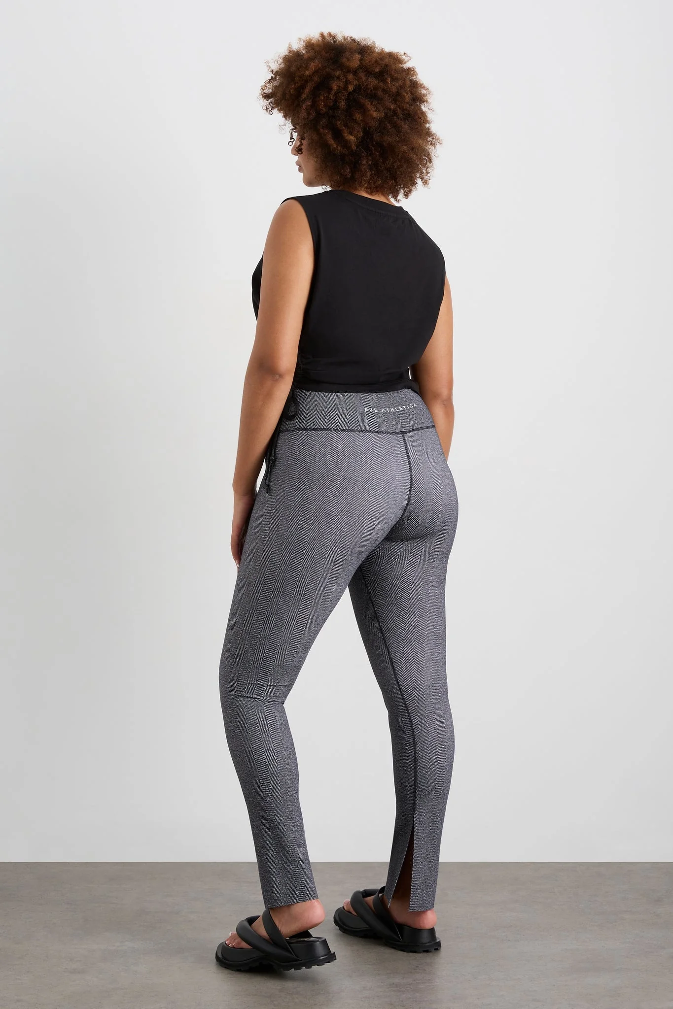 Split Hem Leggings 205 - Image 13