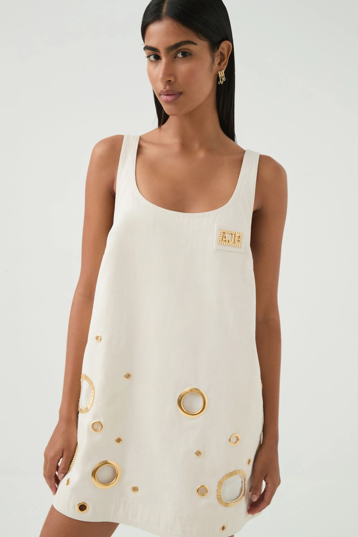 Stella Denim Mini Dress - Image 3