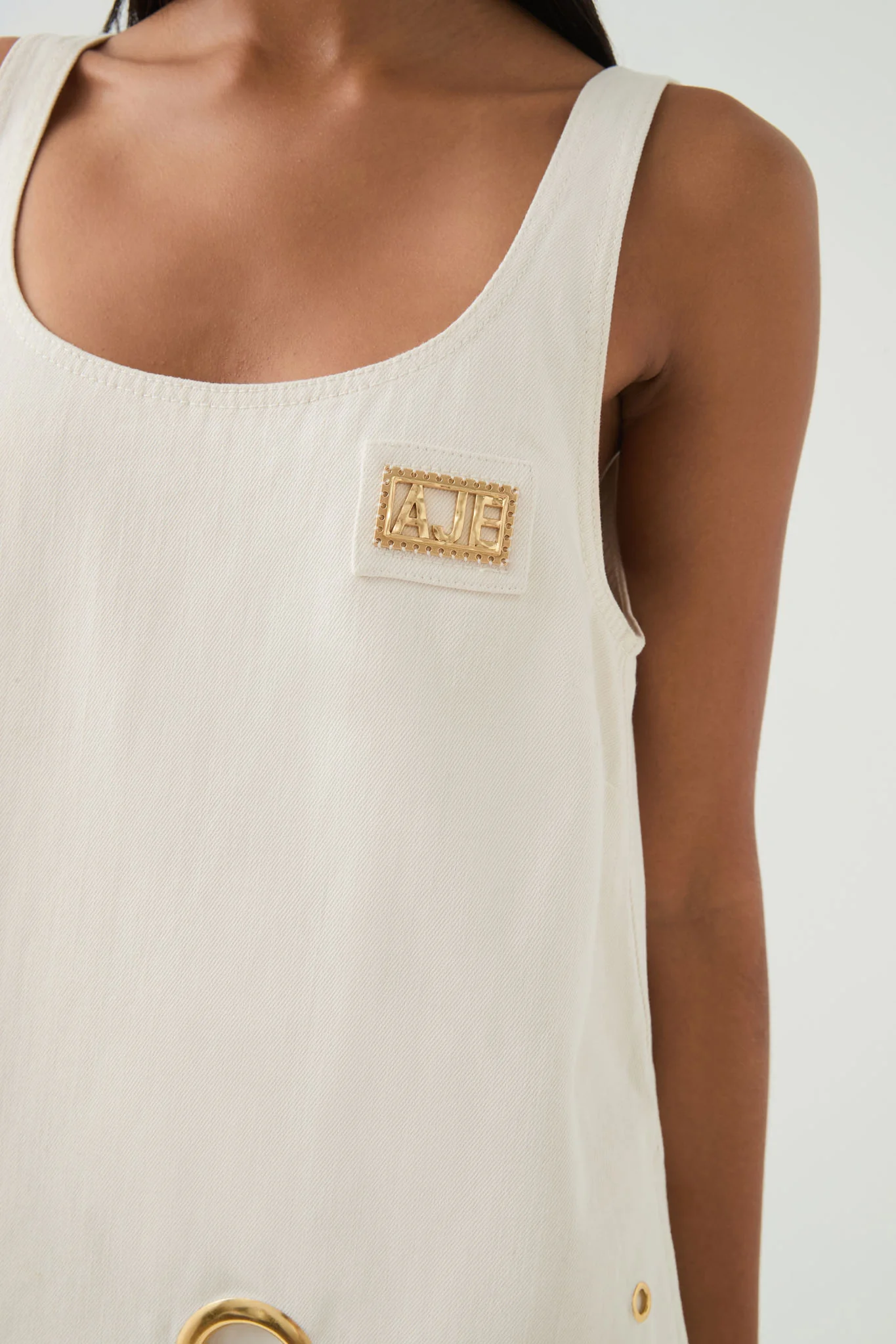 Stella Denim Mini Dress - Image 6