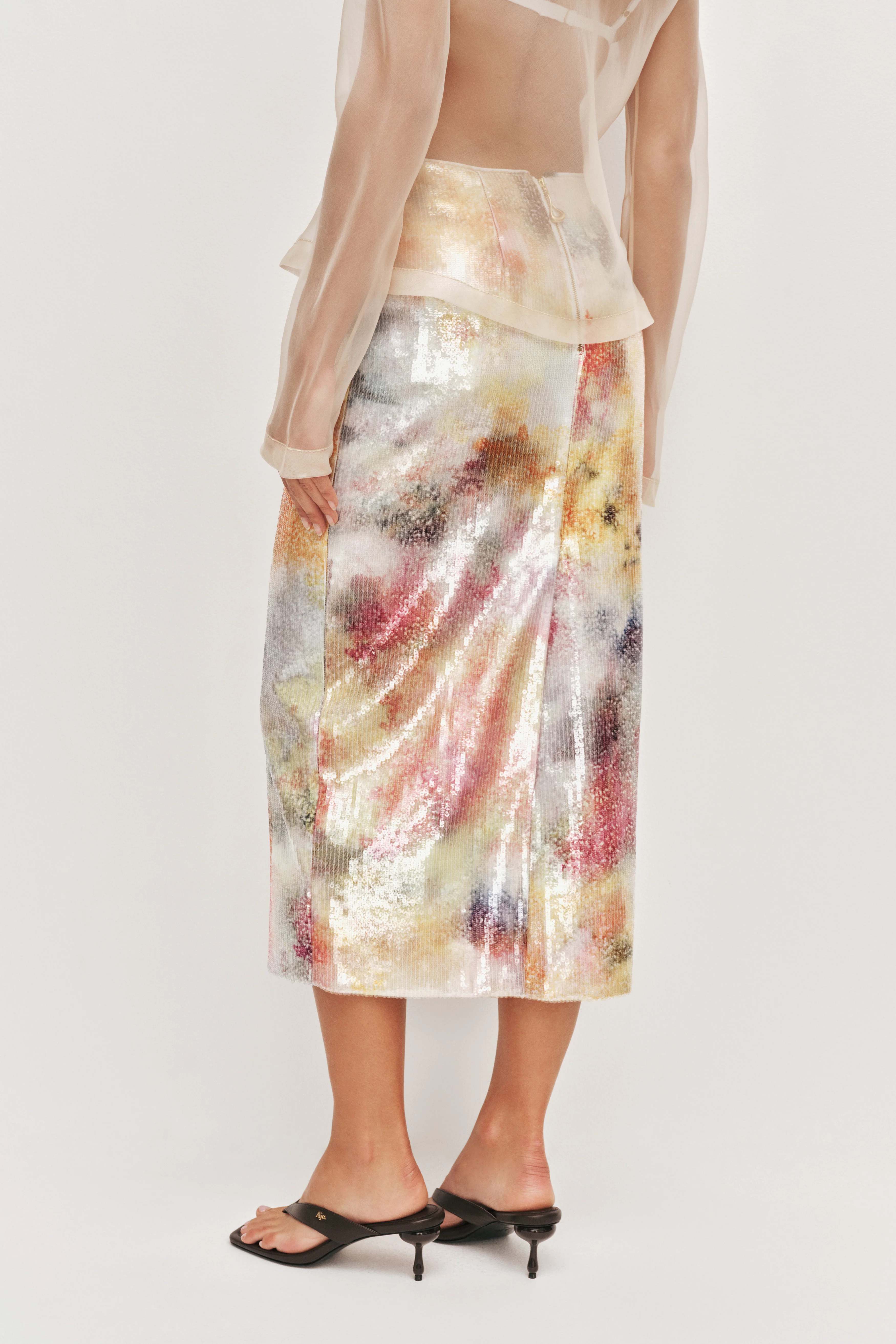 Sybilla Sequin Midi Skirt - Image 6