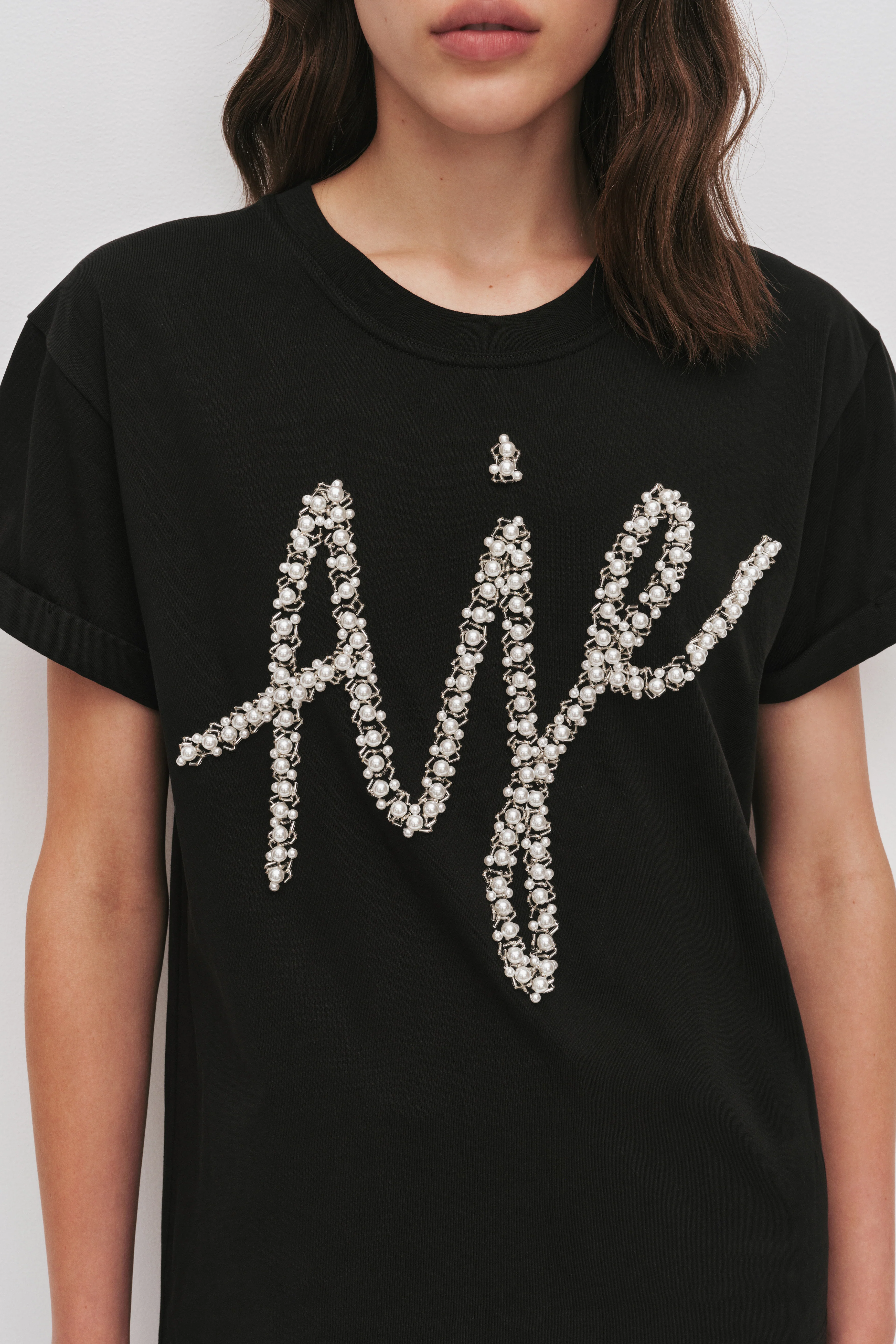 Syla Embellished Logo Tee - Image 4