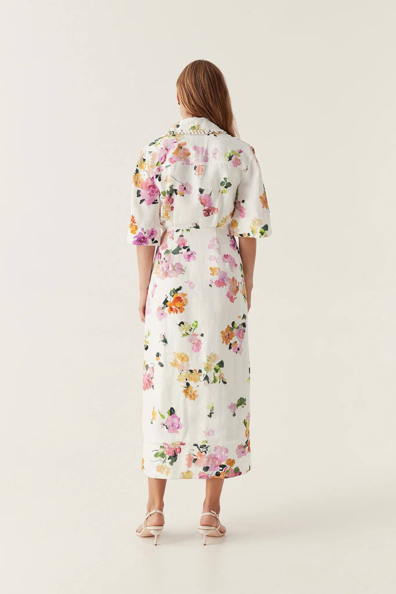 Tabitha Wrap Front Midi Dress - Image 5