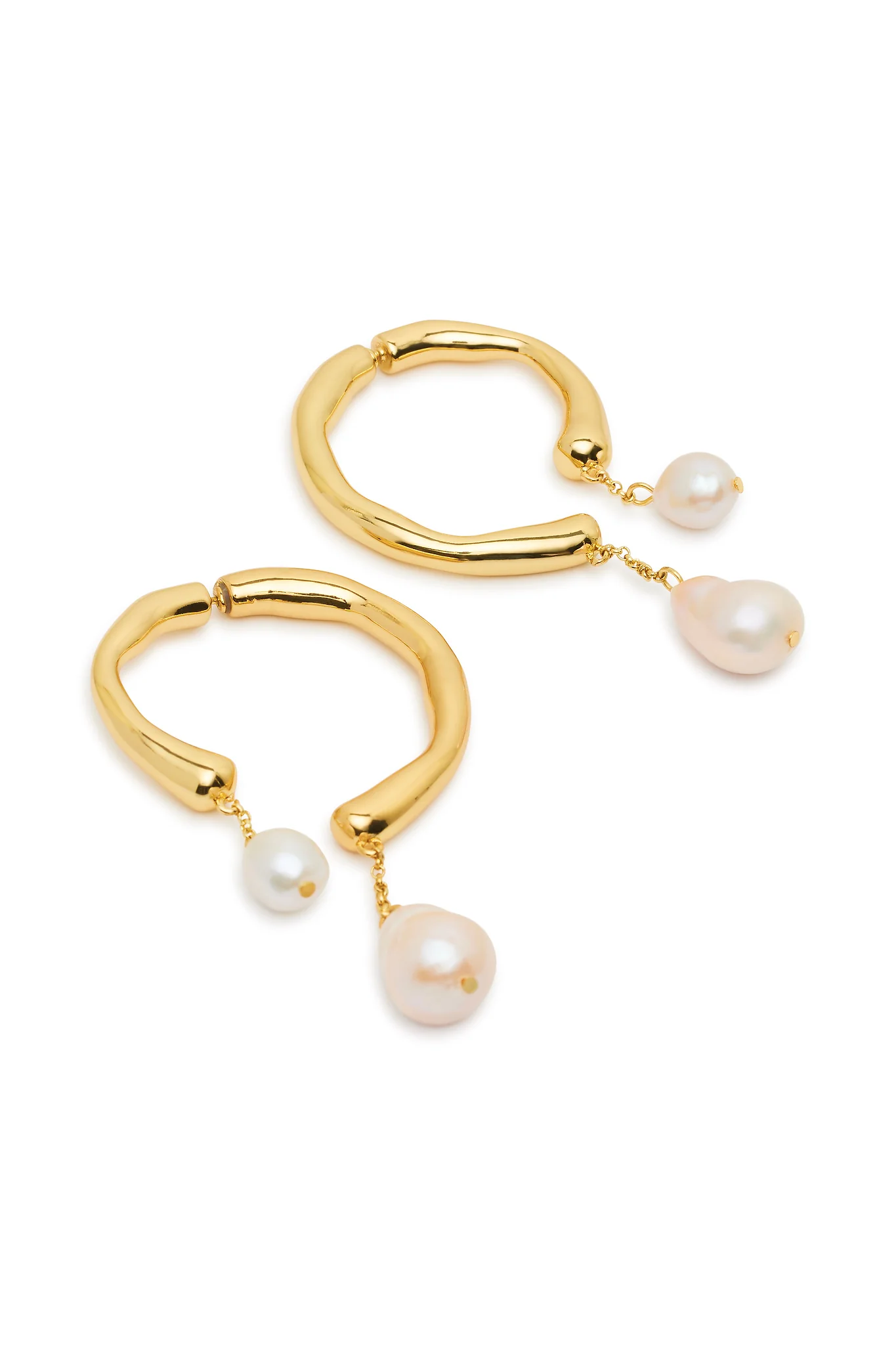Talla Pearl Drop Hoop - Image 4