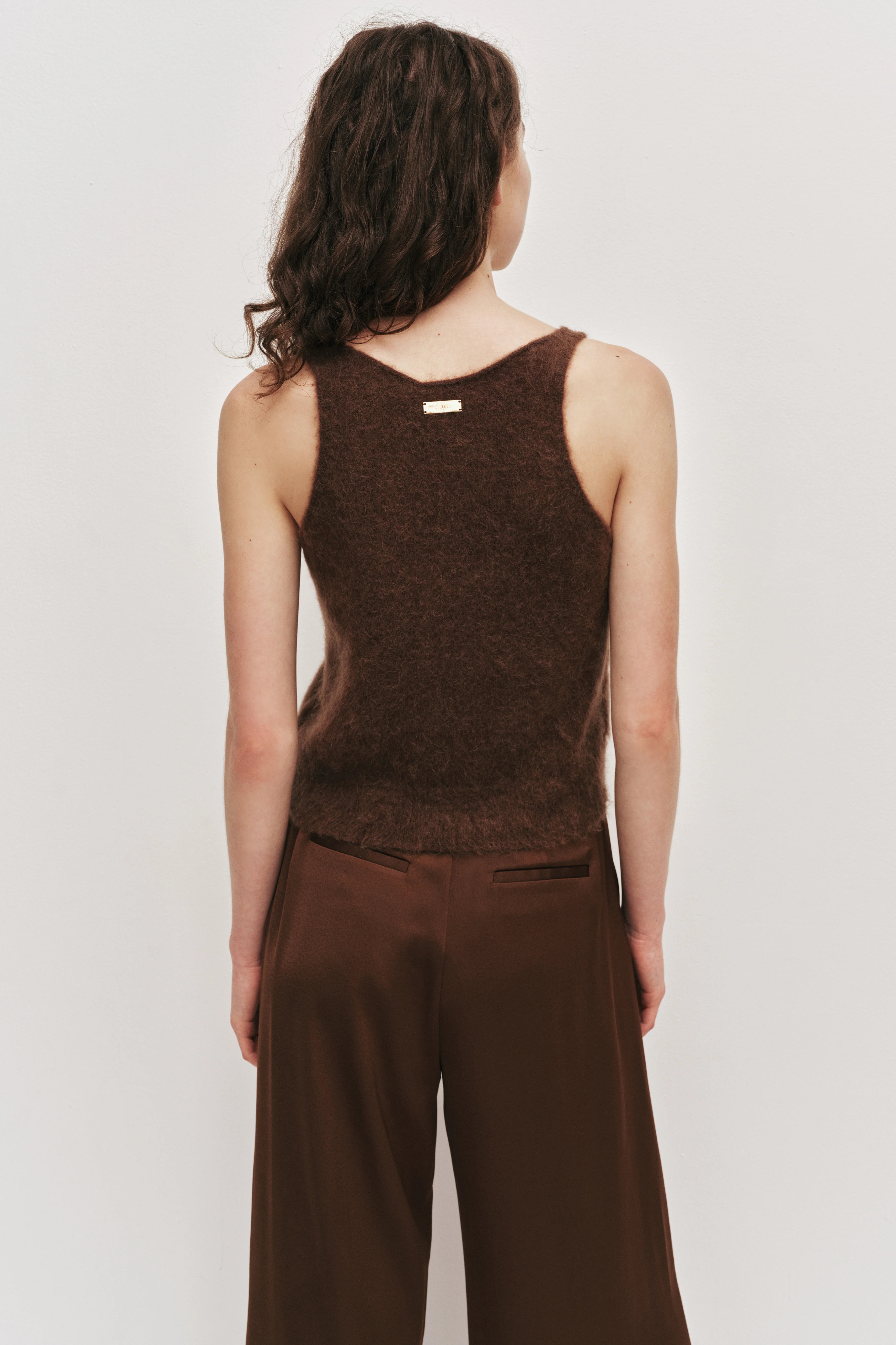 Tansy Fluffy Knit Tank - Image 5