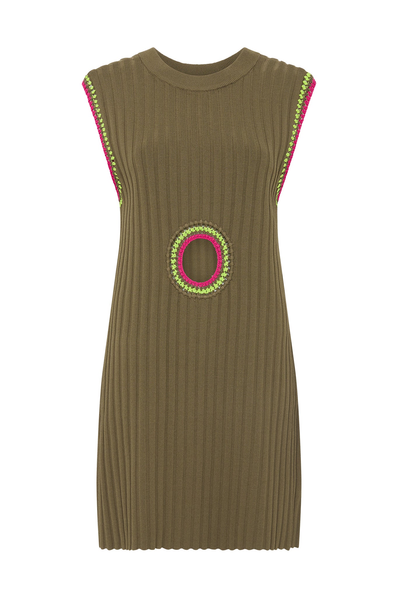 Tazia Crochet Edge Mini Dress - Image 2