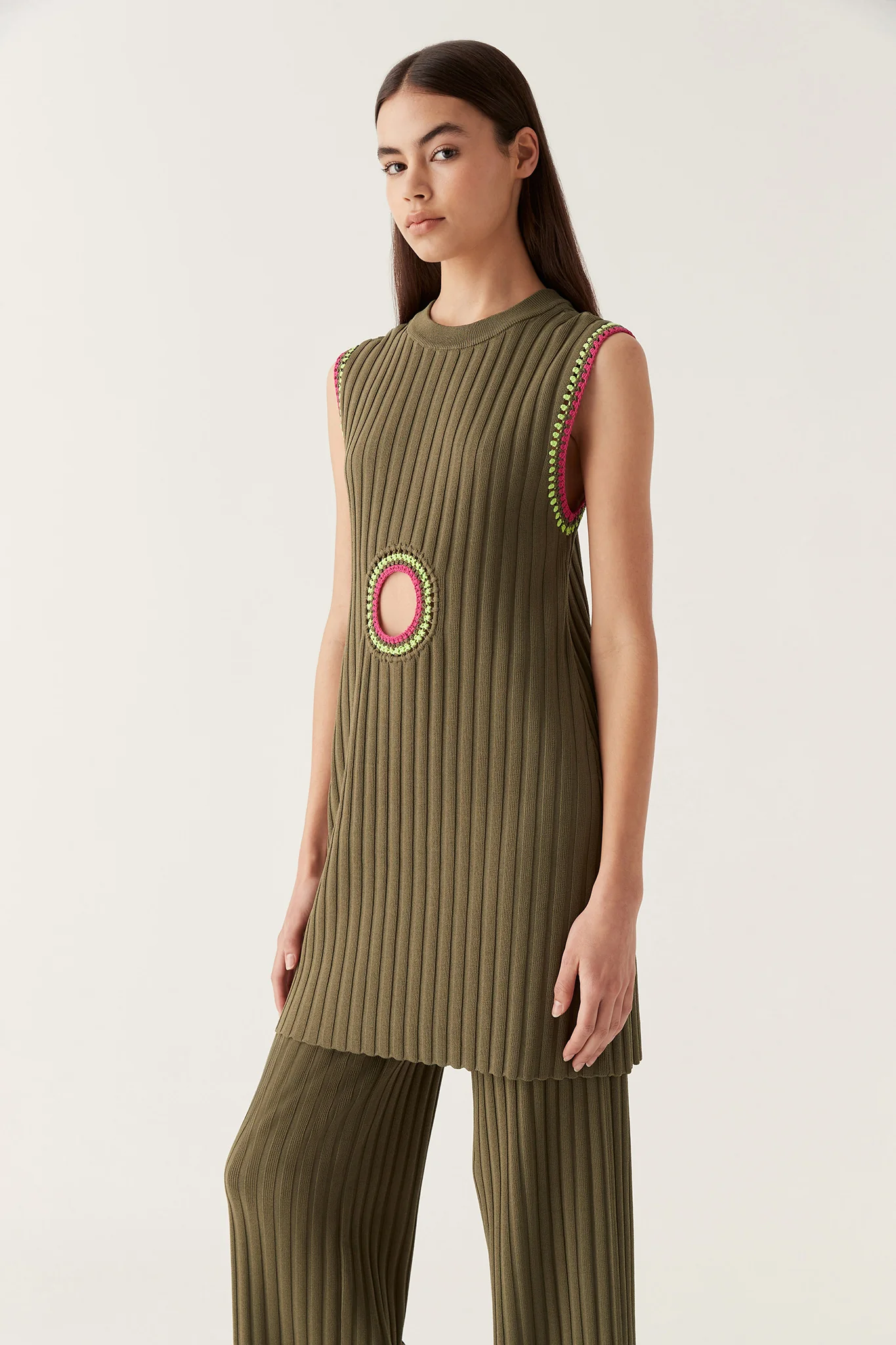 Tazia Crochet Edge Mini Dress - Image 6
