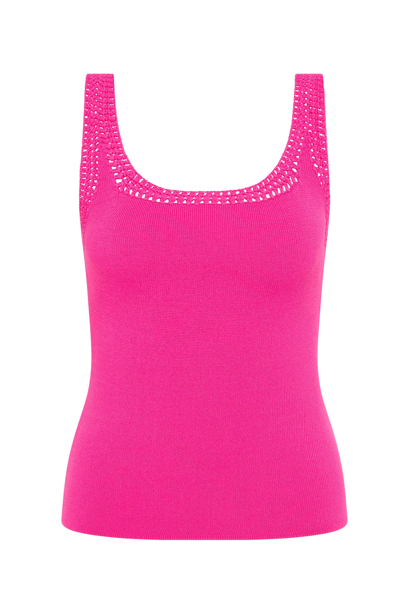 Tazia Crocheted Edge Tank - Image 2