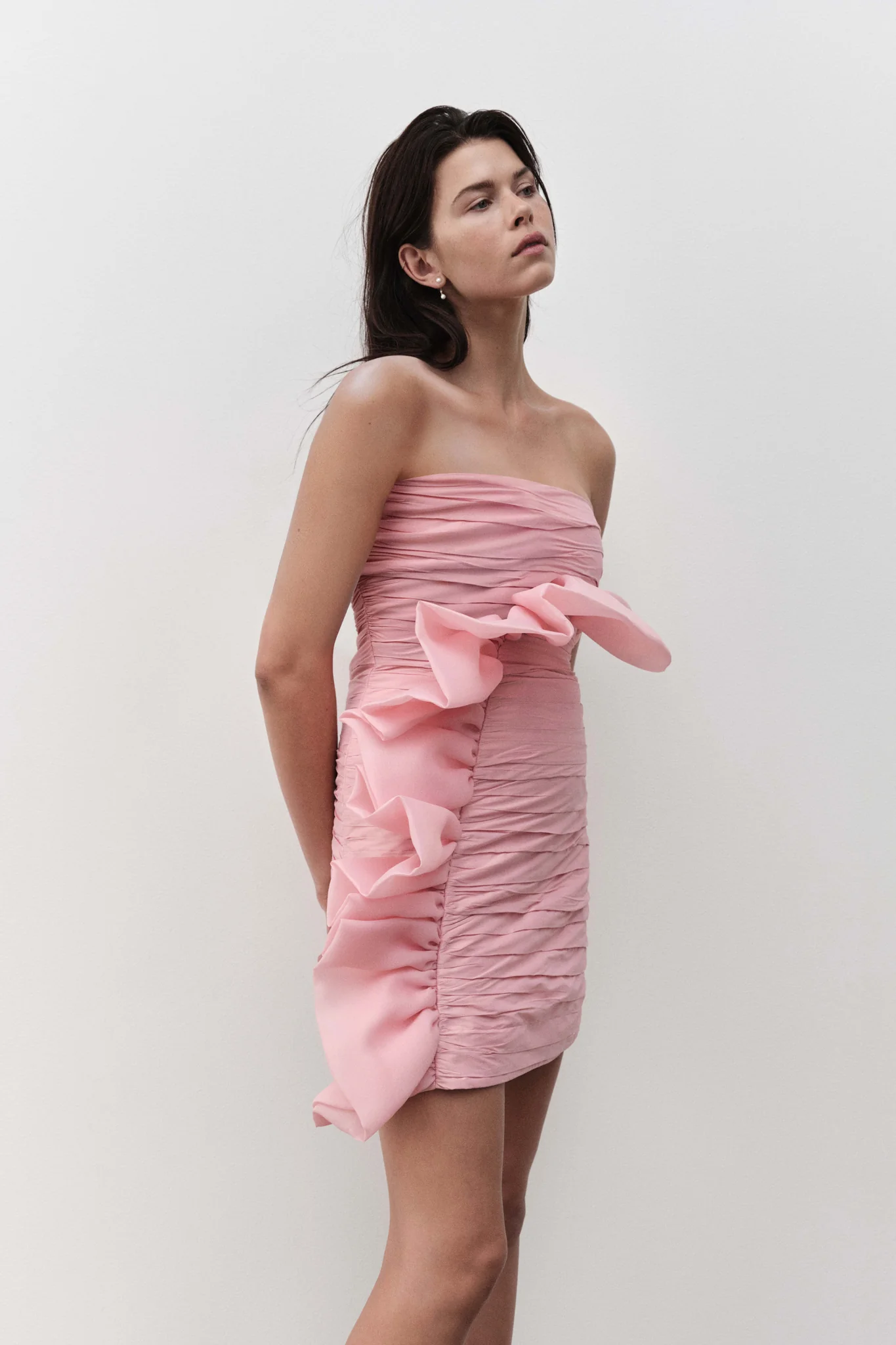 Telma Ruffle Mini Dress - Image 7